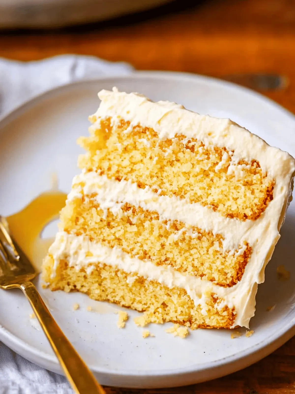 Delicious Cornbread Cake with Whipped Honey Buttercream Frosting 4 Cornbread Cake with Whipped Honey Buttercream Frosting