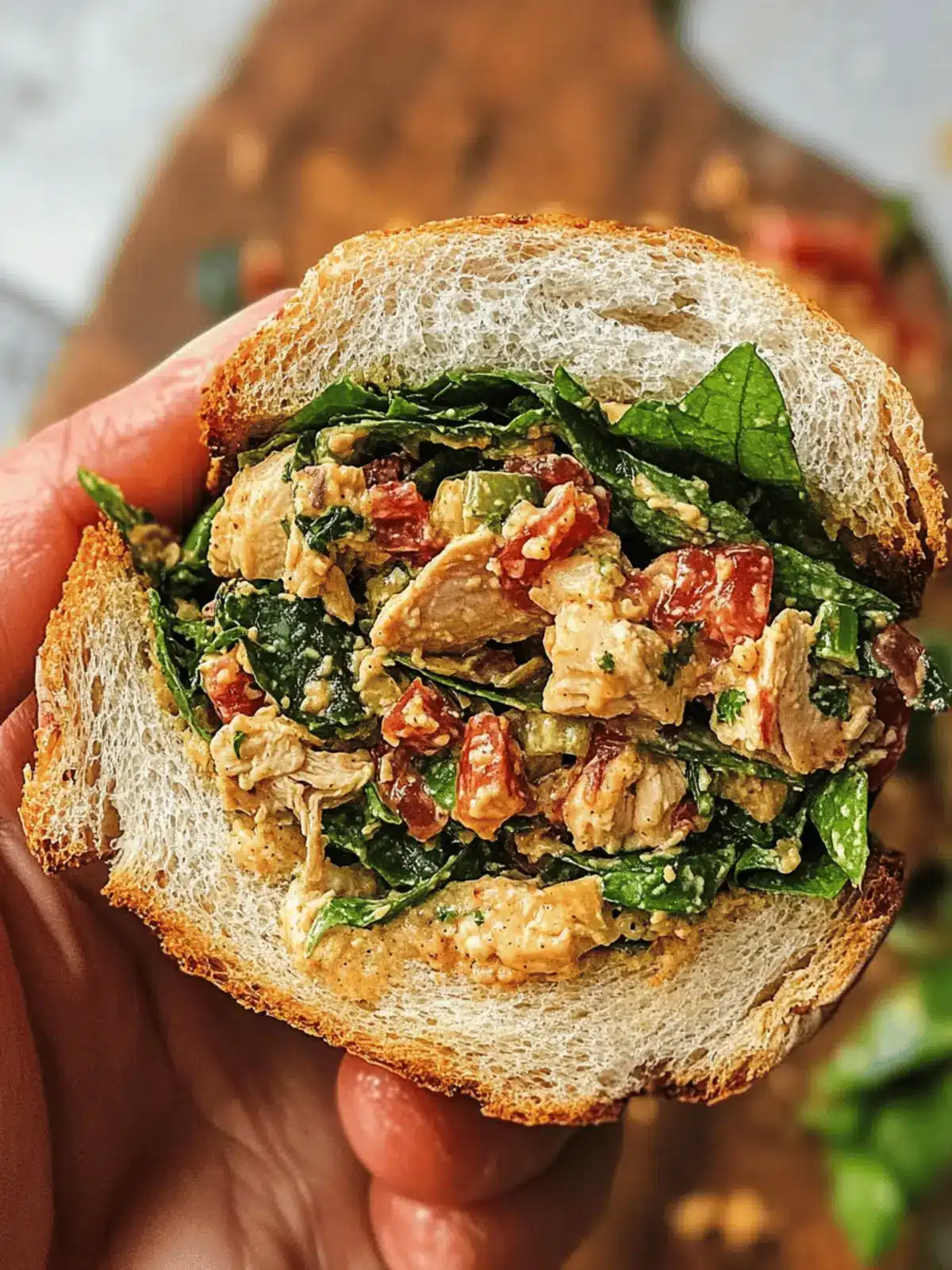 Marry Me Chicken Chopped Salad Sandwich: Love at First Bite 4 Marry Me Chicken Chopped Salad Sandwich