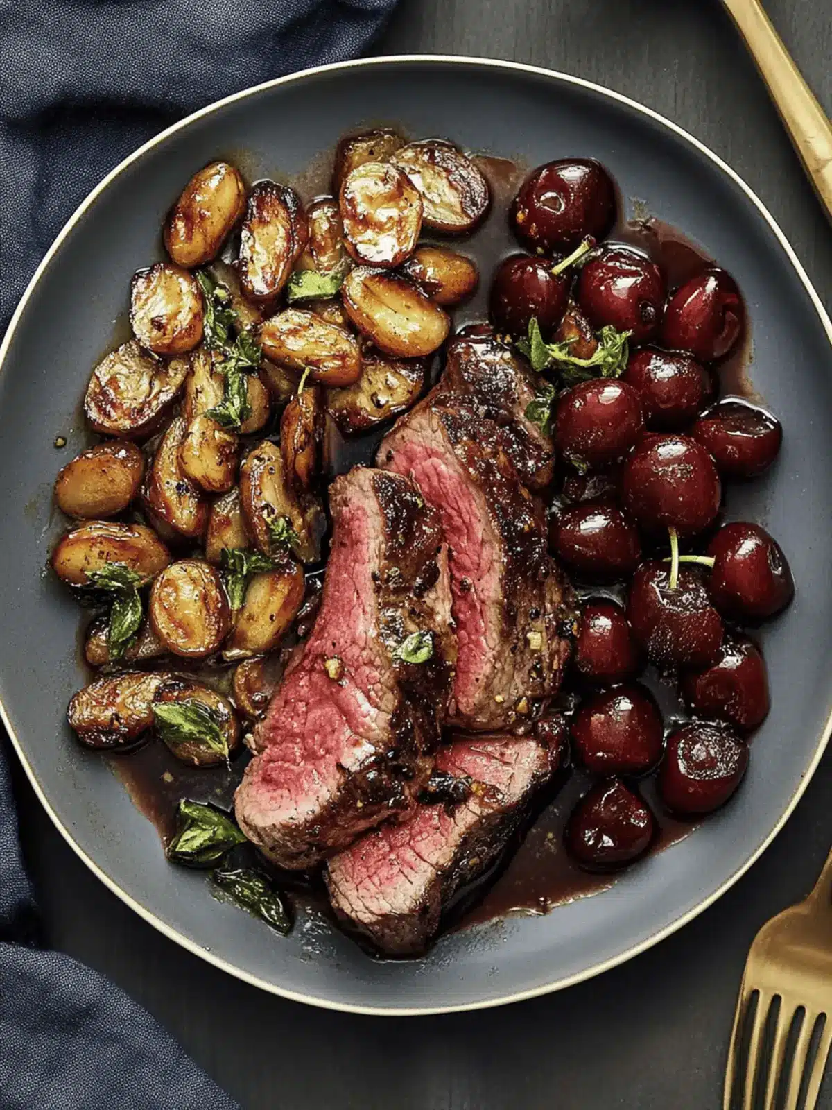 Delicious Cherry-Balsamic Sirloin for a Gourmet Dinner Night 3 Cherry-Balsamic Sirloin