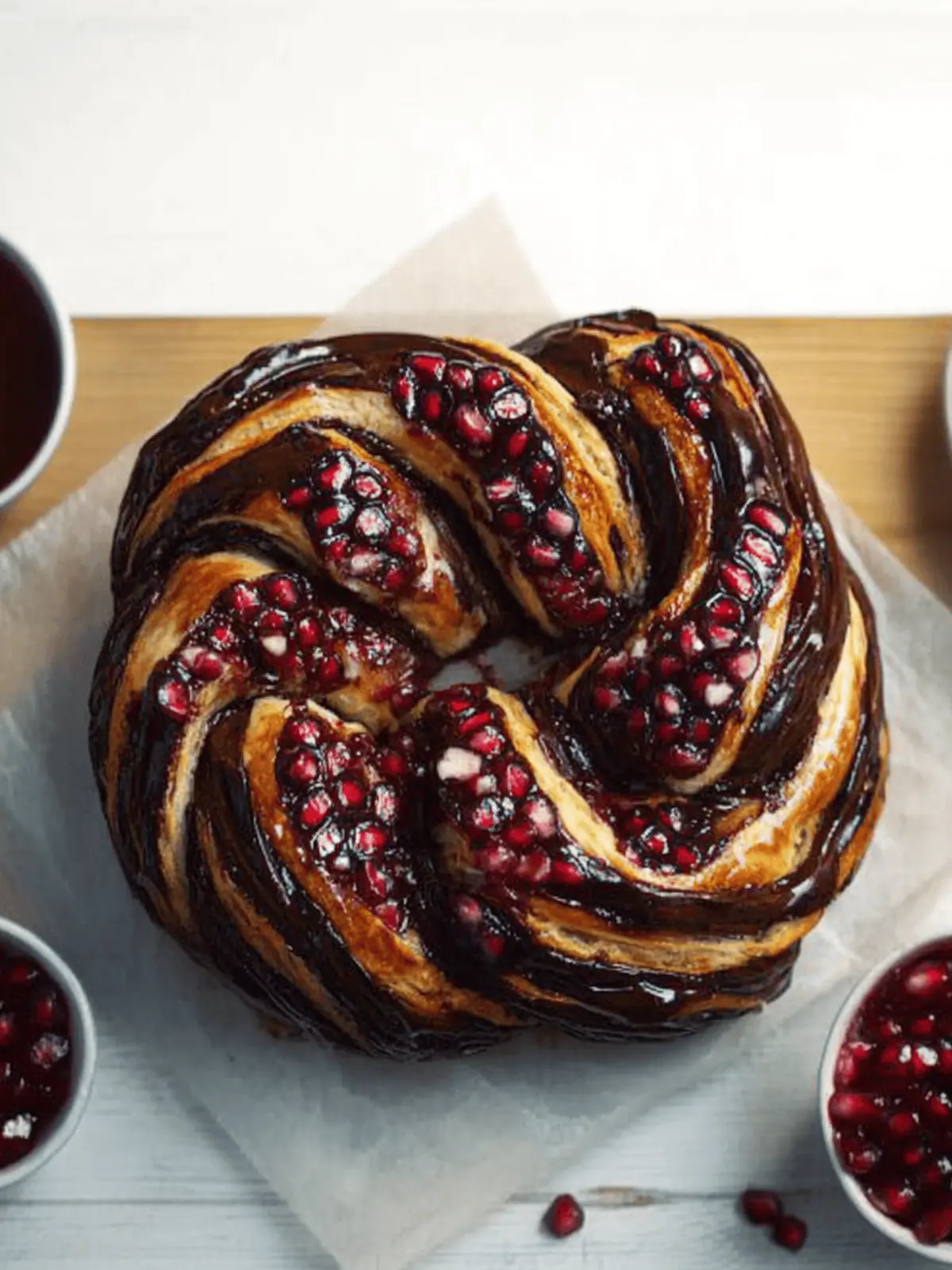 Chocolate Babka with Pomegranate: A Festive Twist You ll Love 3 Chocolate Babka With Pomegranate