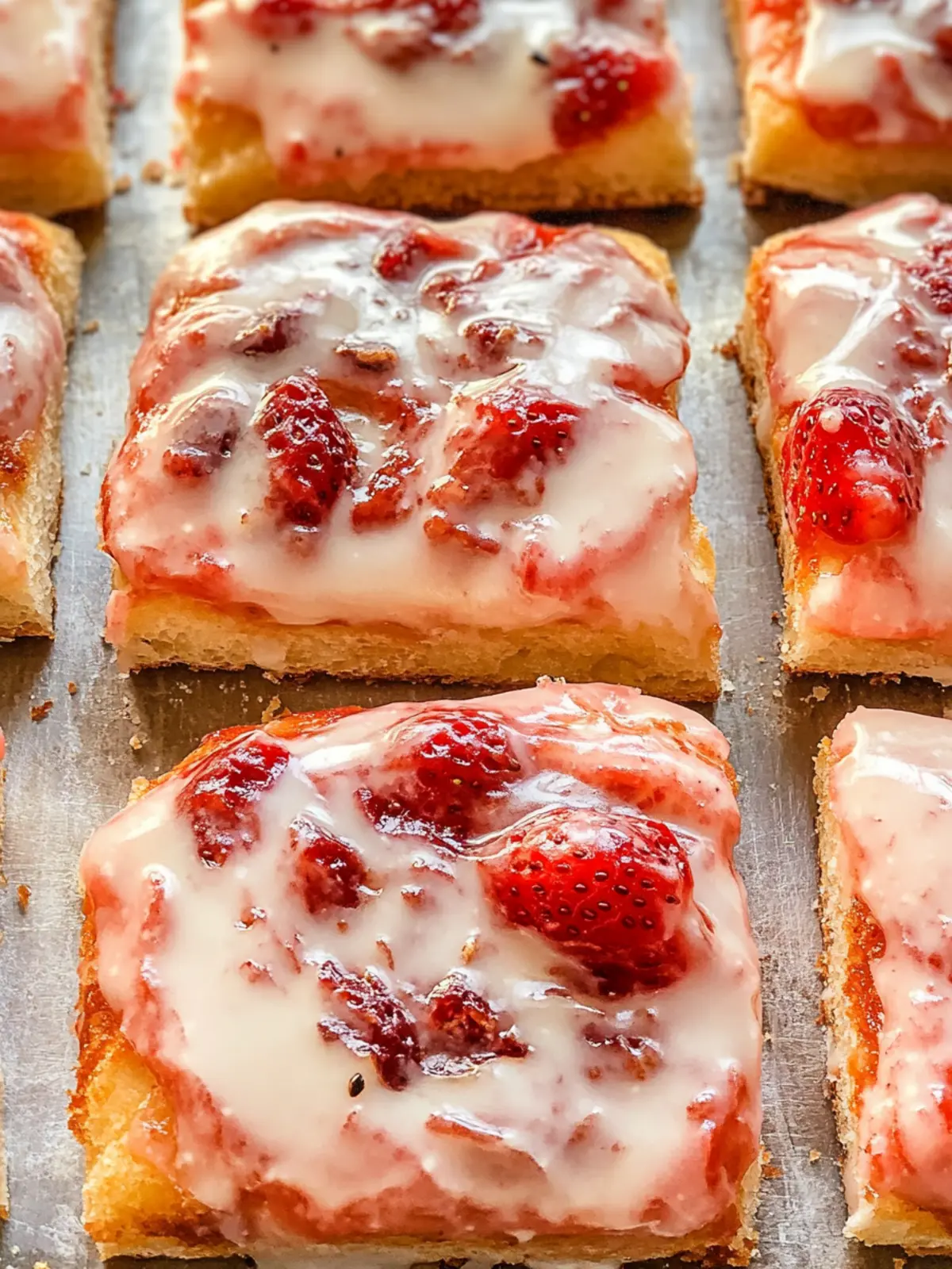 Glazed Strawberry Jam Donut Focaccia to Satisfy Your Cravings 3 Glazed Strawberry Jam Donut Focaccia