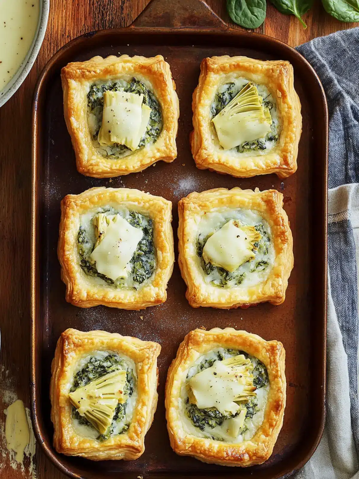 Irresistible Spinach Artichoke Tarts That Steal the Show 4 Spinach Artichoke Tarts