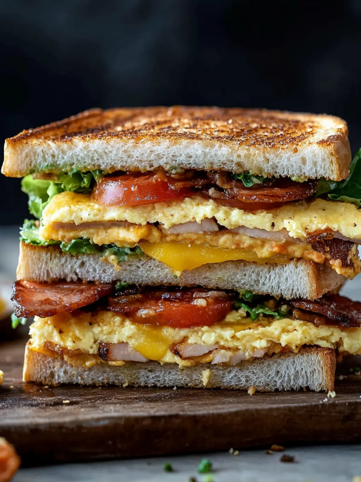 Heavenly Breakfast Club Sandwich: A Morning Game Changer 3 Breakfast Club Sandwich