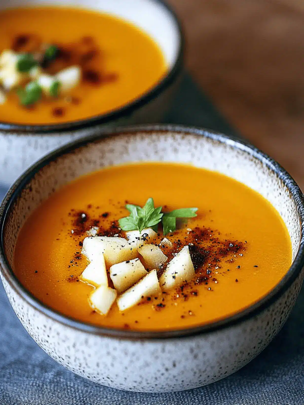 Smoky Sweet Potato and Apple Soup for Cozy Fall Nights 3 Smoky Sweet Potato and Apple Soup