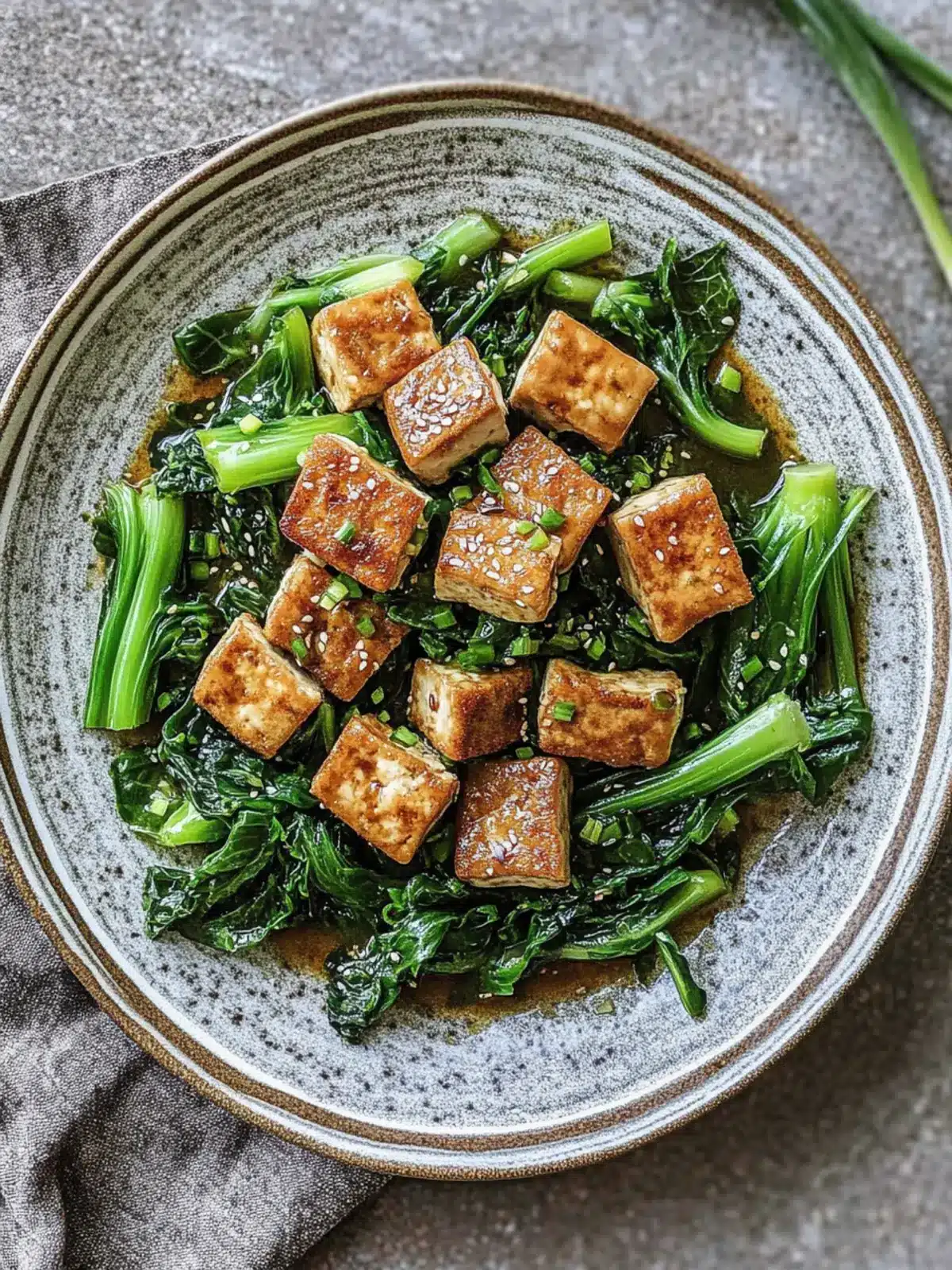 Crispy Tofu and Choy Sum: Your New Favorite Stir Fry Delight 2 Crispy Tofu and Choy Sum