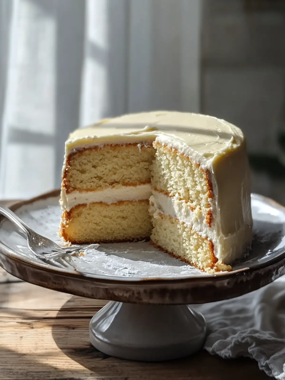 Decadent Brown Butter Vanilla Cake with Creamy Frosting 3 Brown Butter Vanilla Cake