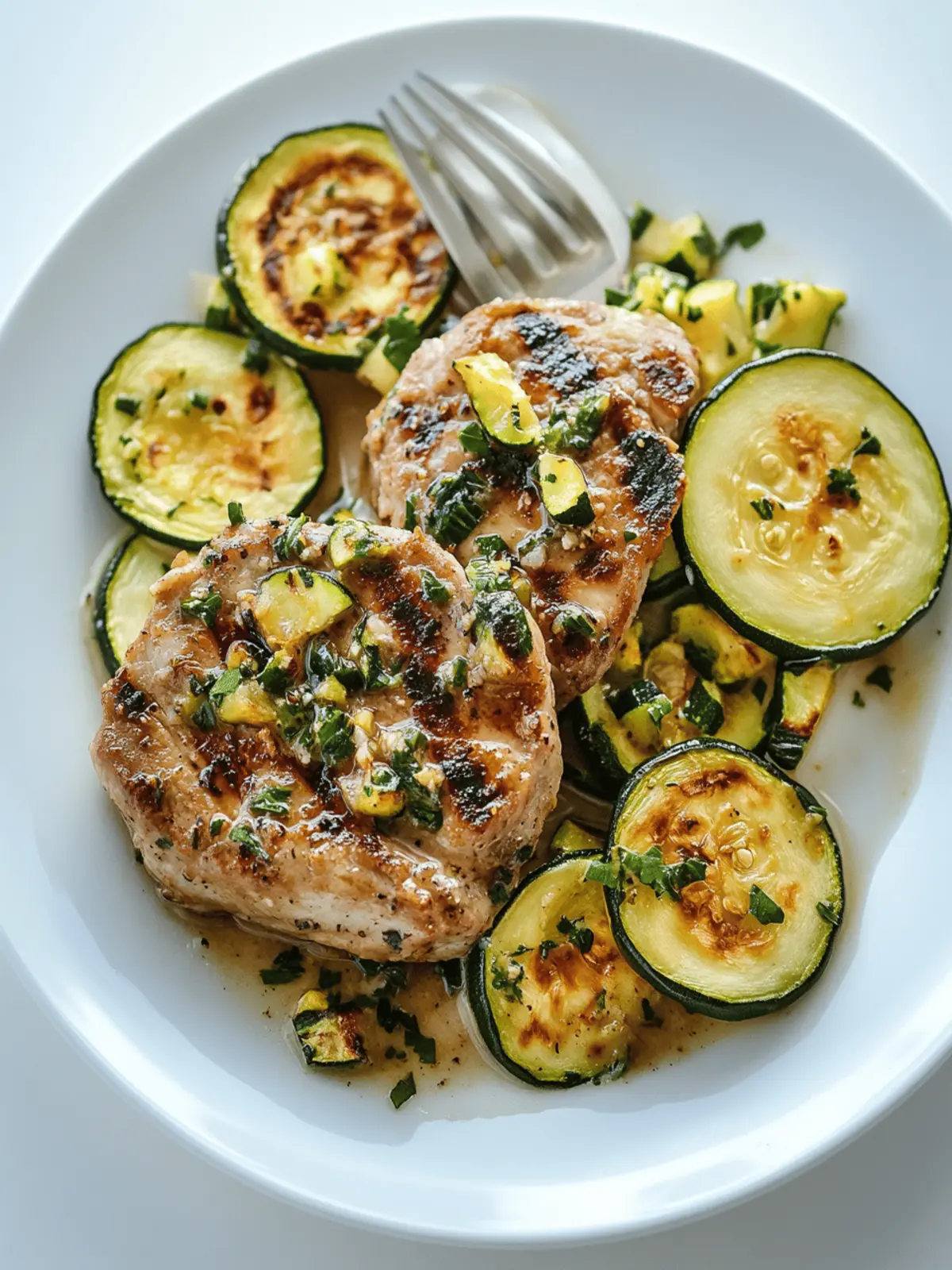 Quick Pork Chops with Zucchini for a Flavorful Dinner Rush 4 Quick Pork Chops with Zucchini
