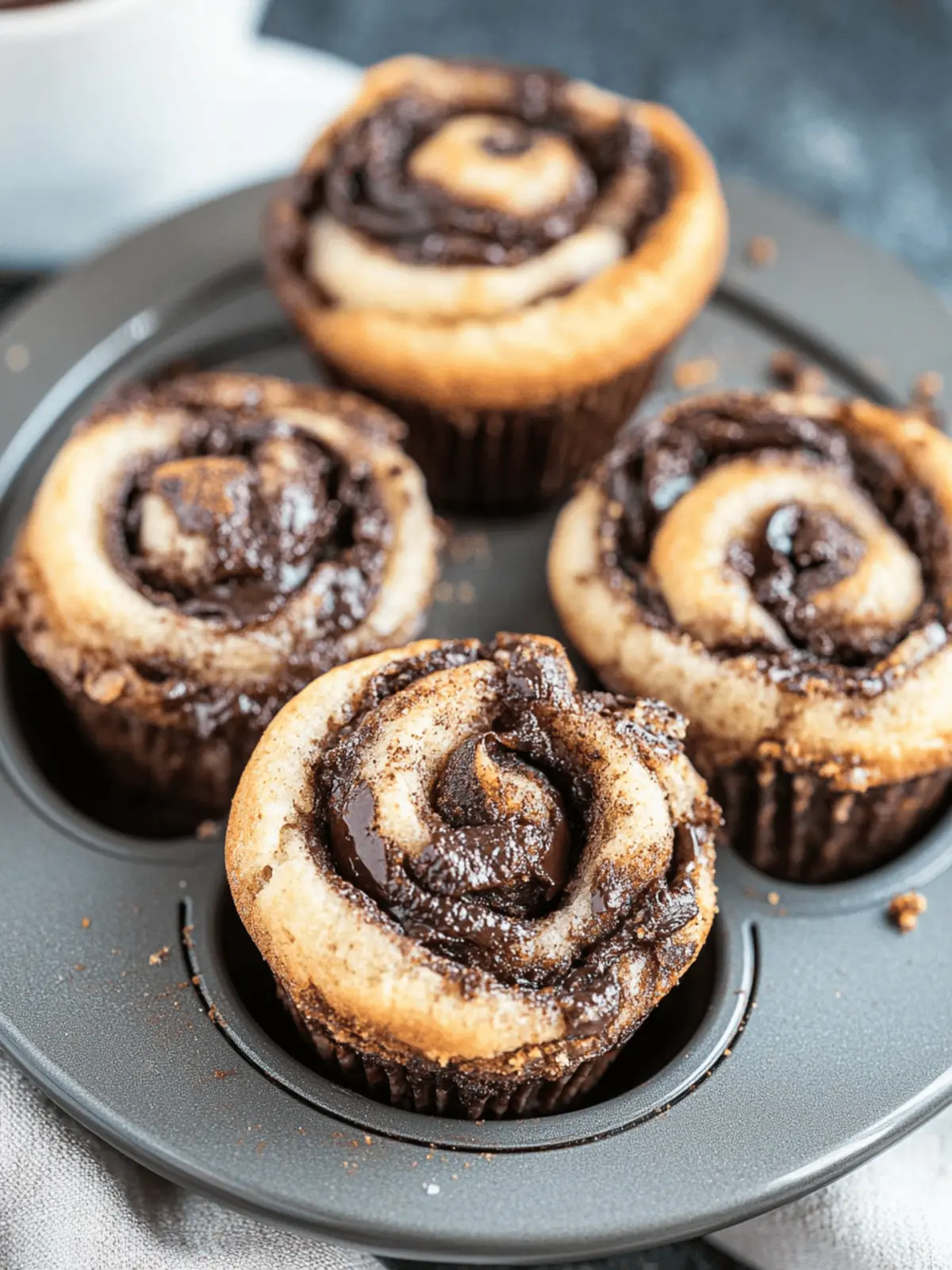 Cinnamon Chocolate Babka Muffins for a Cozy Breakfast Treat 3 Cinnamon Chocolate Babka Muffins