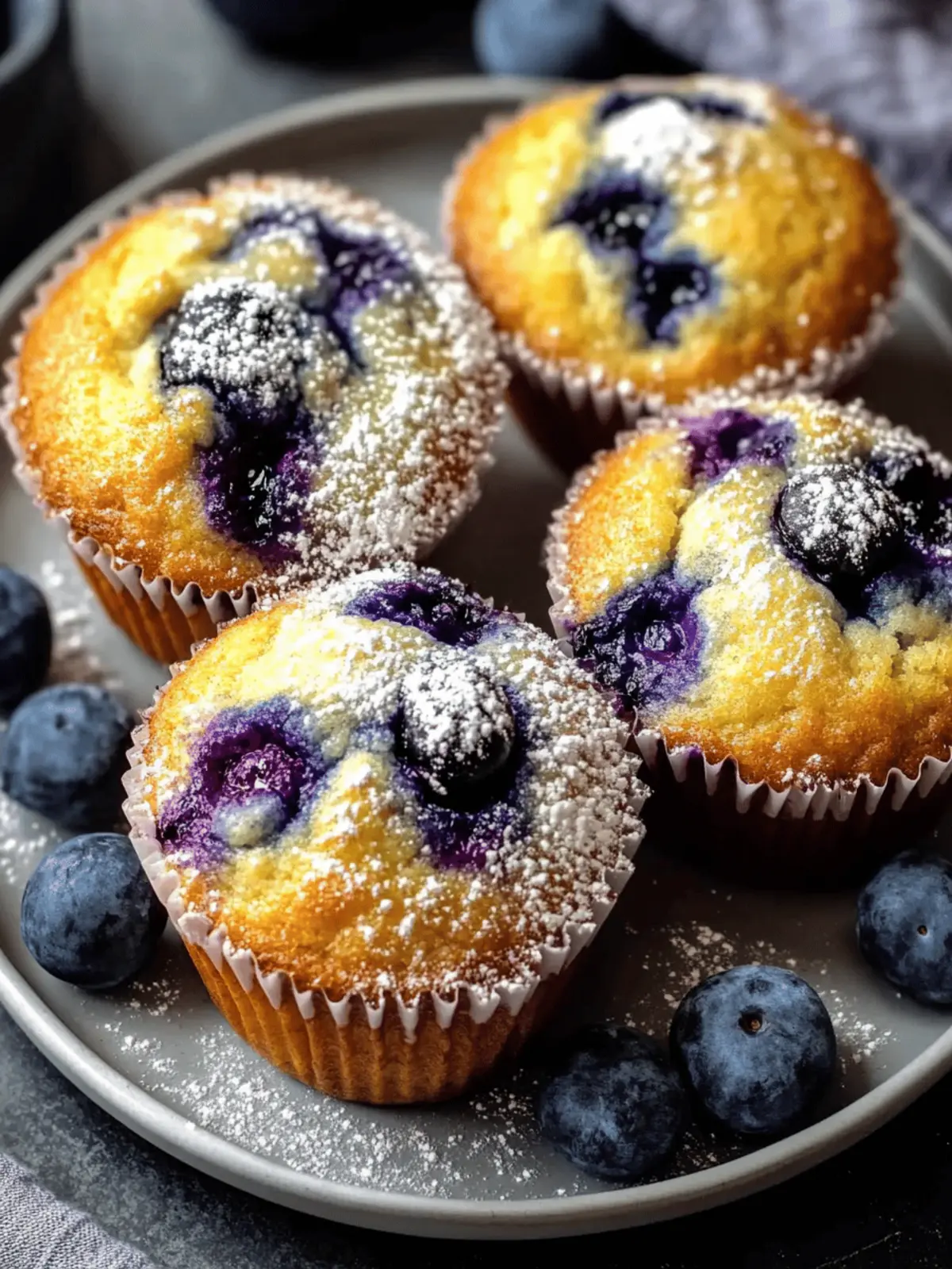 Moist Baked Blueberry Muffins: Your New Favorite Snack 2 Moist Baked Blueberry Muffins