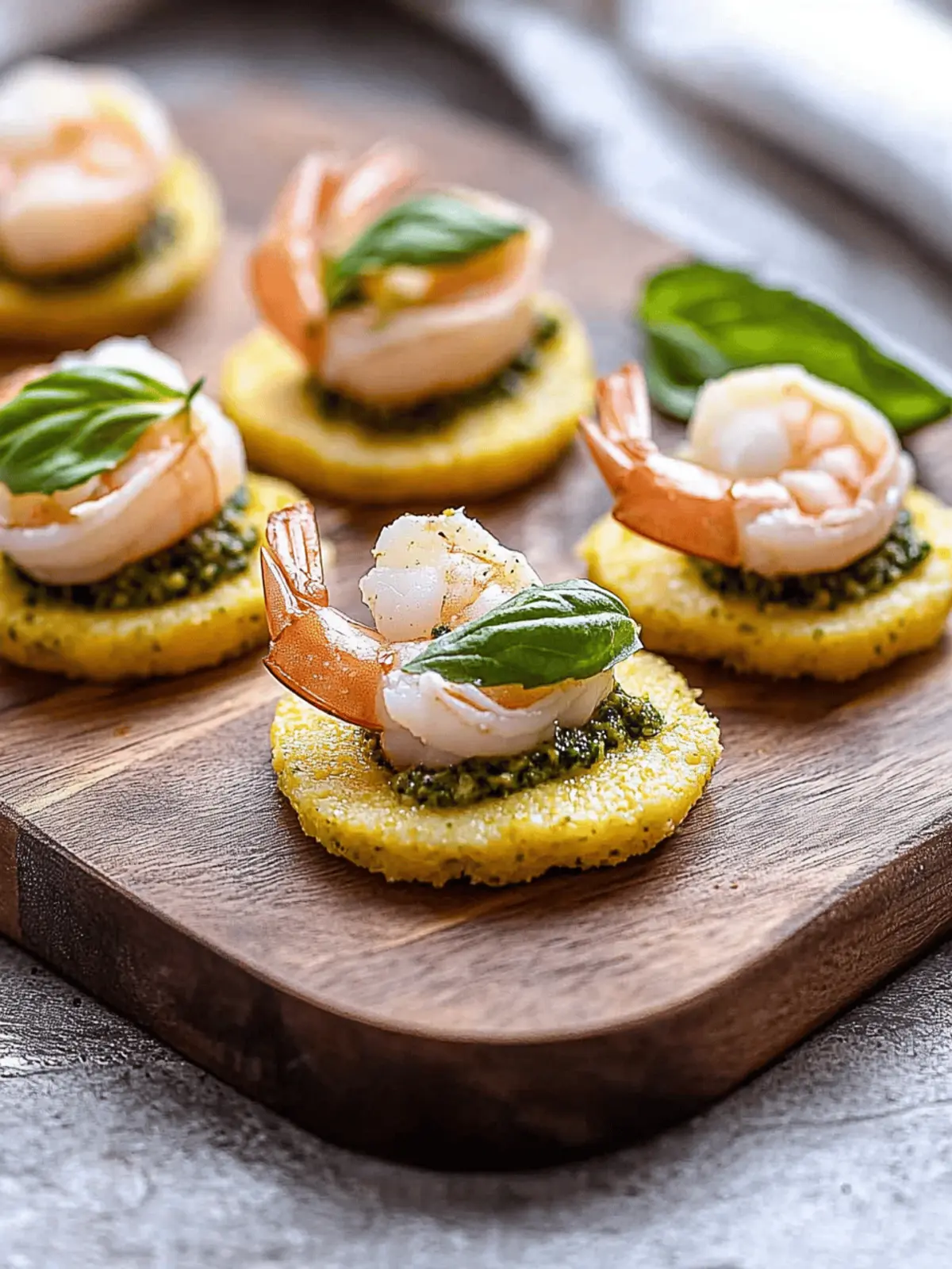 Butter Poached Shrimp and Pesto Polenta Bites You ll Crave 2 Butter Poached Shrimp and Pesto Polenta Bites