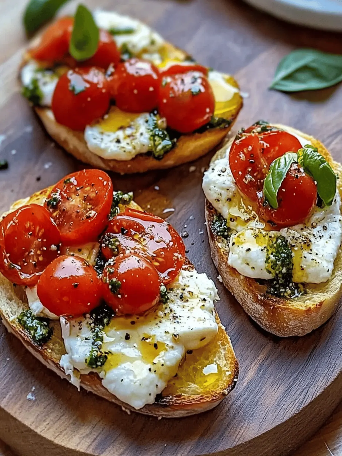 Delicious Burrata Bruschetta for Effortless Entertaining 3 Burrata Bruschetta