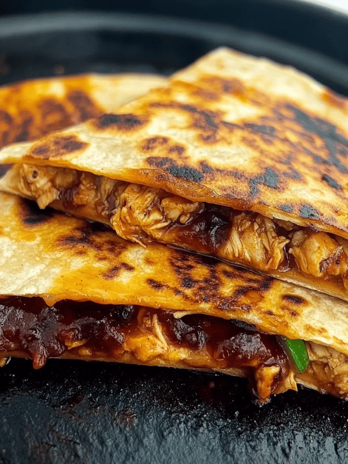 Irresistible Blackstone Hot Honey BBQ Chicken Quesadillas Recipe 4 Blackstone Hot Honey BBQ Chicken Quesadillas