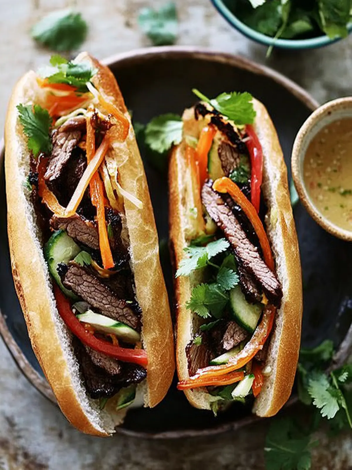 Savor the Flavor: Grilled Beef Banh Mi Done Right 2 Grilled Beef Banh Mi