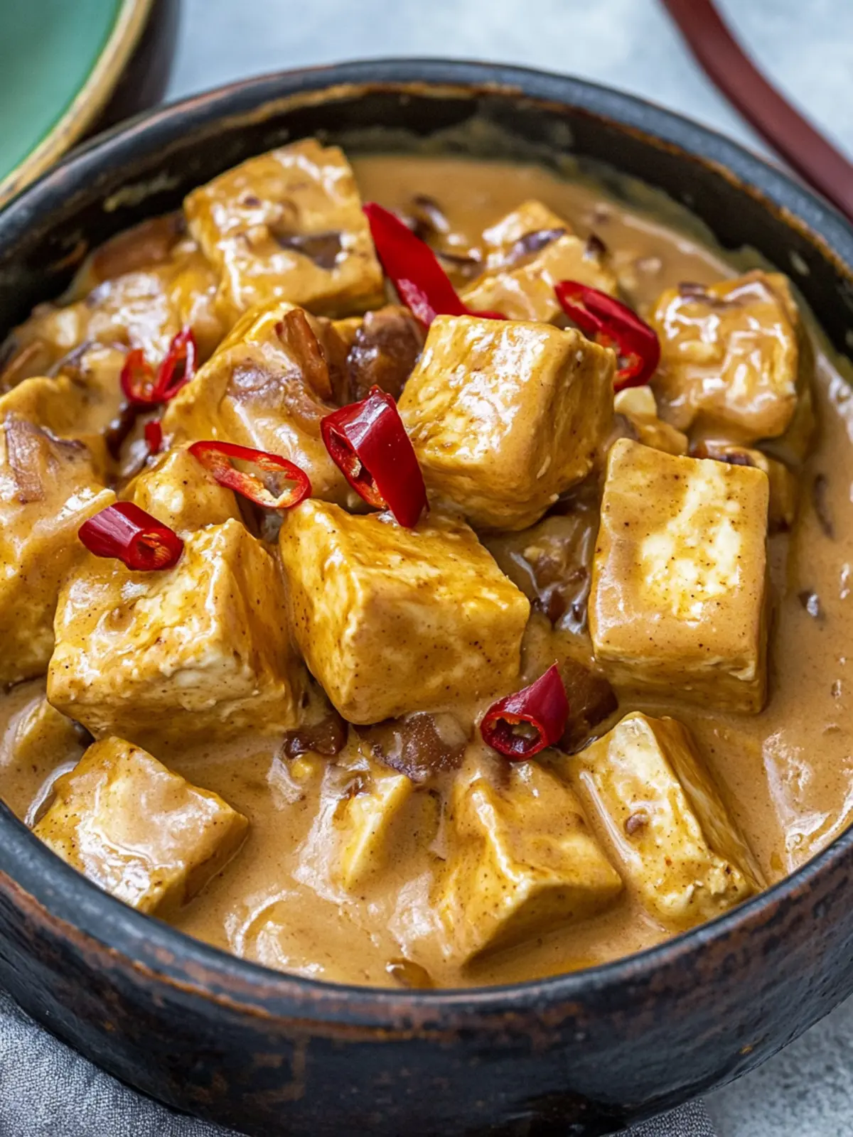 Spicy Peanut Tofu Delight: A Flavor-Packed Dinner Game Changer 2 Spicy Peanut Tofu