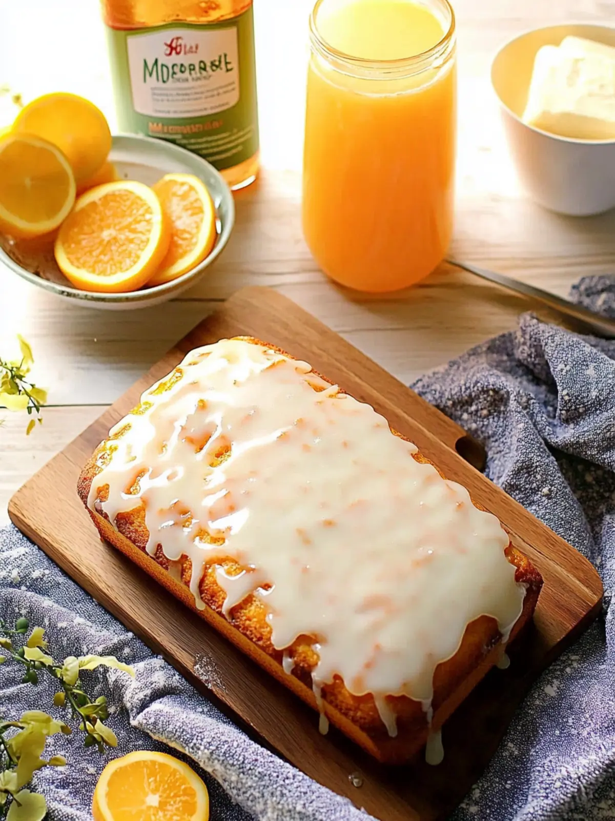 Indulge in Glazed Mimosa Bread for a Brunch Delight 4 Glazed Mimosa Bread