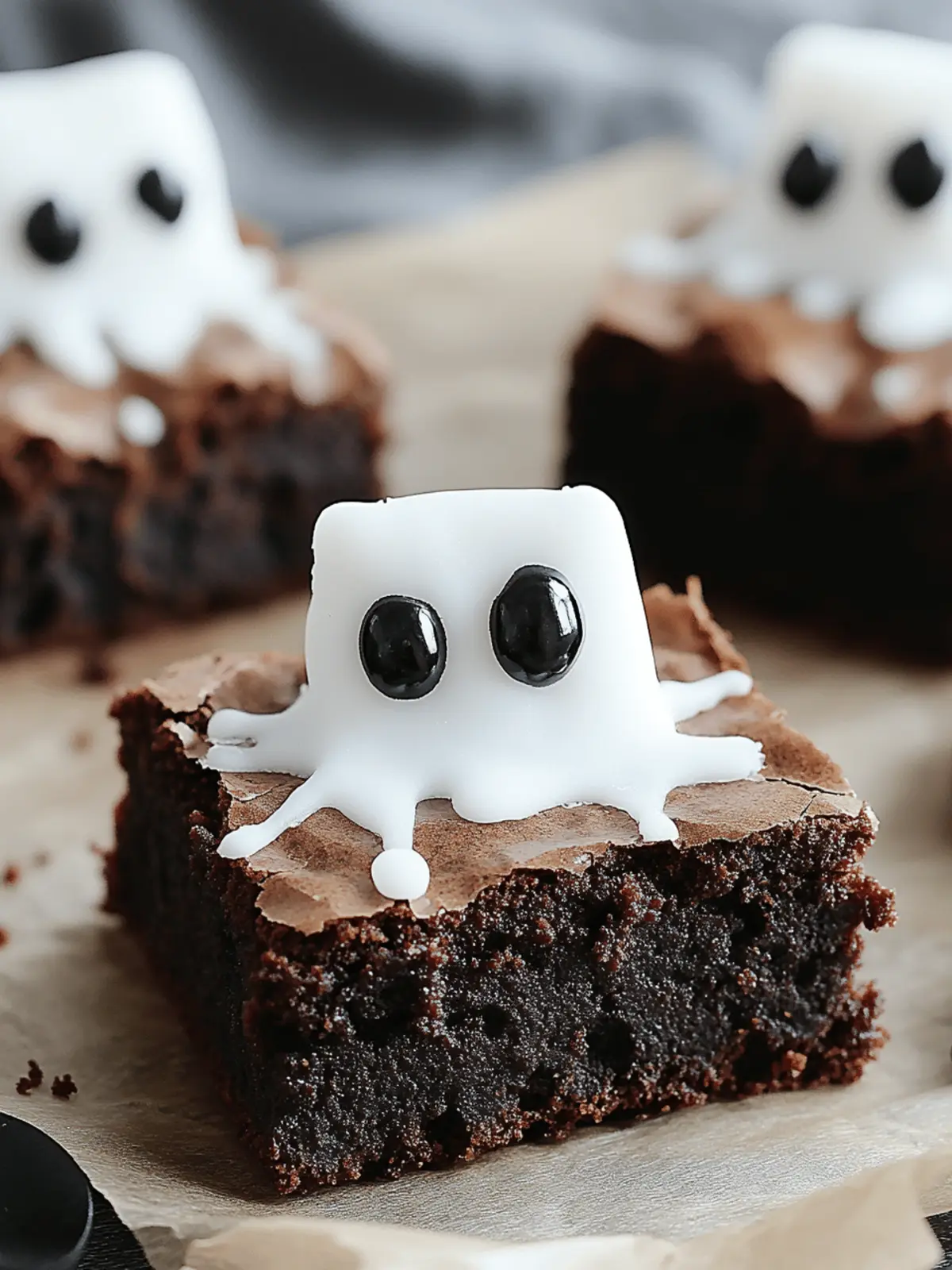 Spooktacular Ghost Brownies That Are Boo-tifully Delicious 4 Ghost Brownies