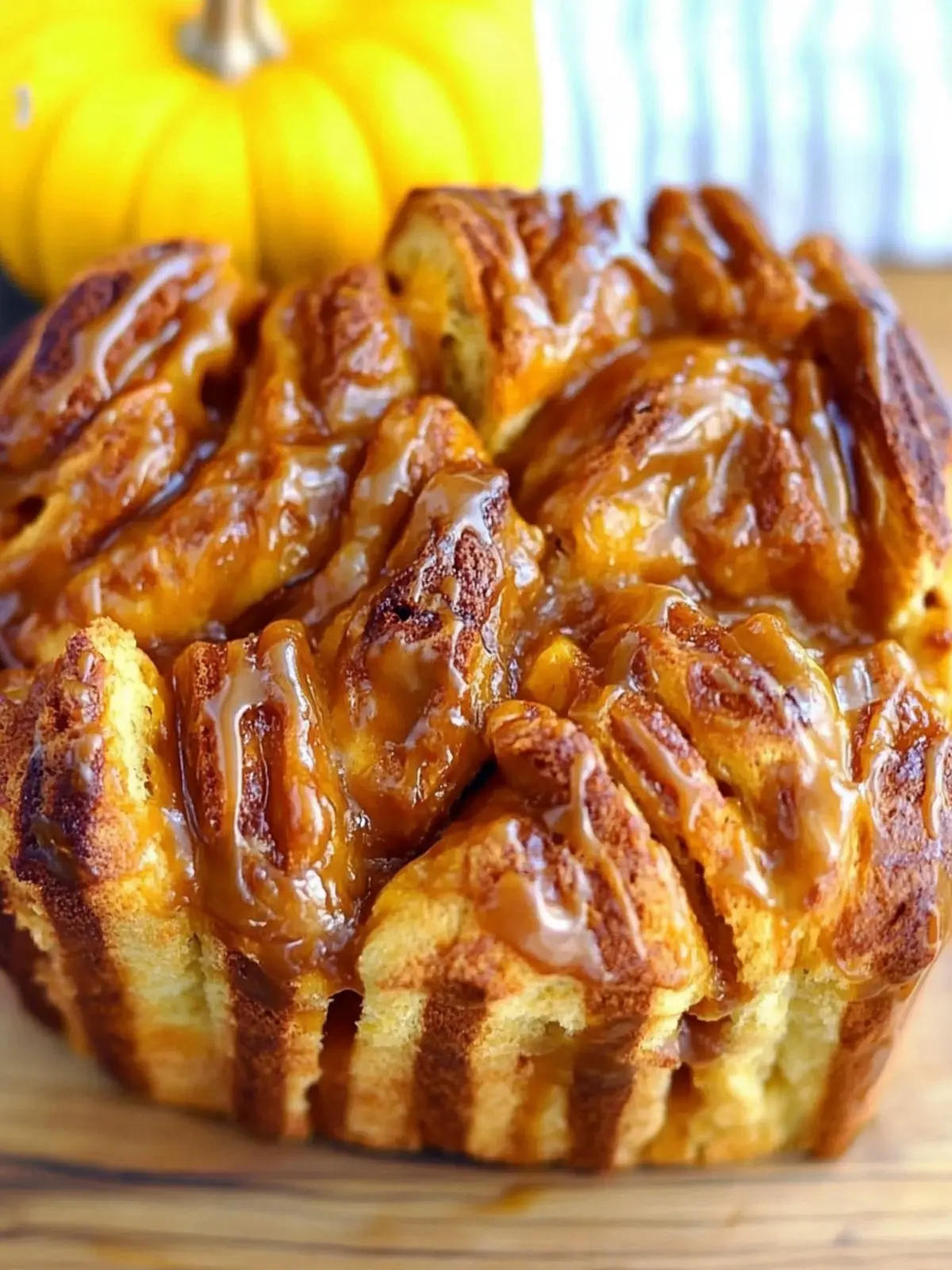 Easy Caramel Pumpkin Pull Apart Bread That Everyone Will Love 3 Easy Caramel Pumpkin Pull Apart Bread