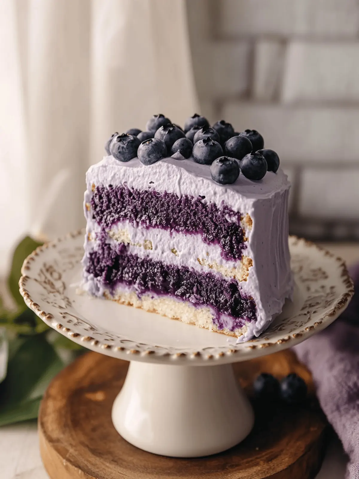 Deliciously Light Blueberry Chiffon Cake for Every Occasion 2 Blueberry Chiffon Cake