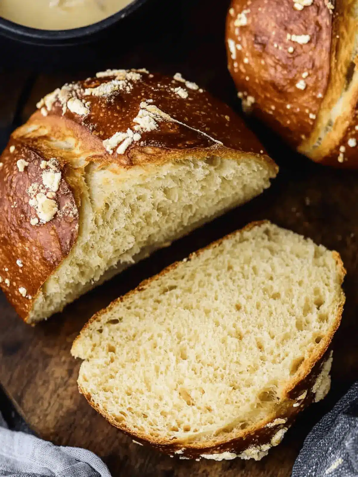 Homemade Pretzel Bread Rolls: The Softest You'll Ever Taste 4 Homemade Pretzel Bread (Pretzel Rolls)