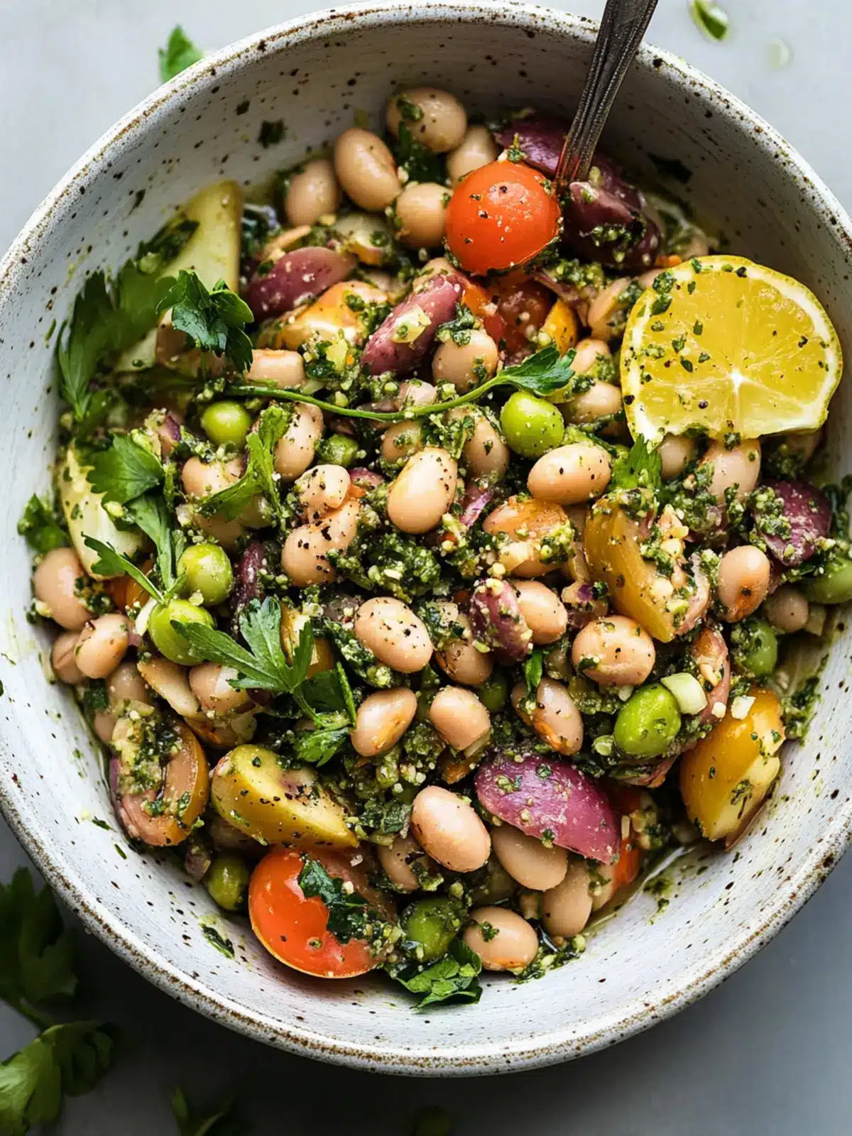 Marinated Za'atar Bean Salad: Fresh Flavors You ll Love 2 Marinated Za'atar Bean Salad