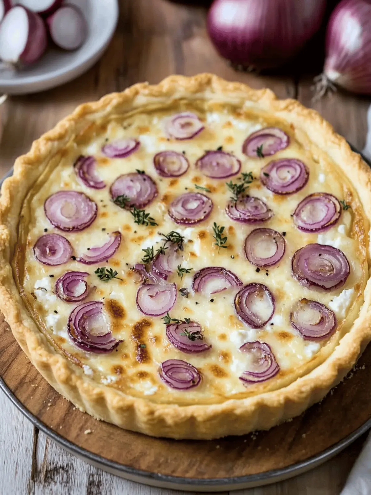 Mouthwatering Onion Cottage Cheese Tart That's Vegan Delight 4 Onion Cottage Cheese Tart (Vegan)