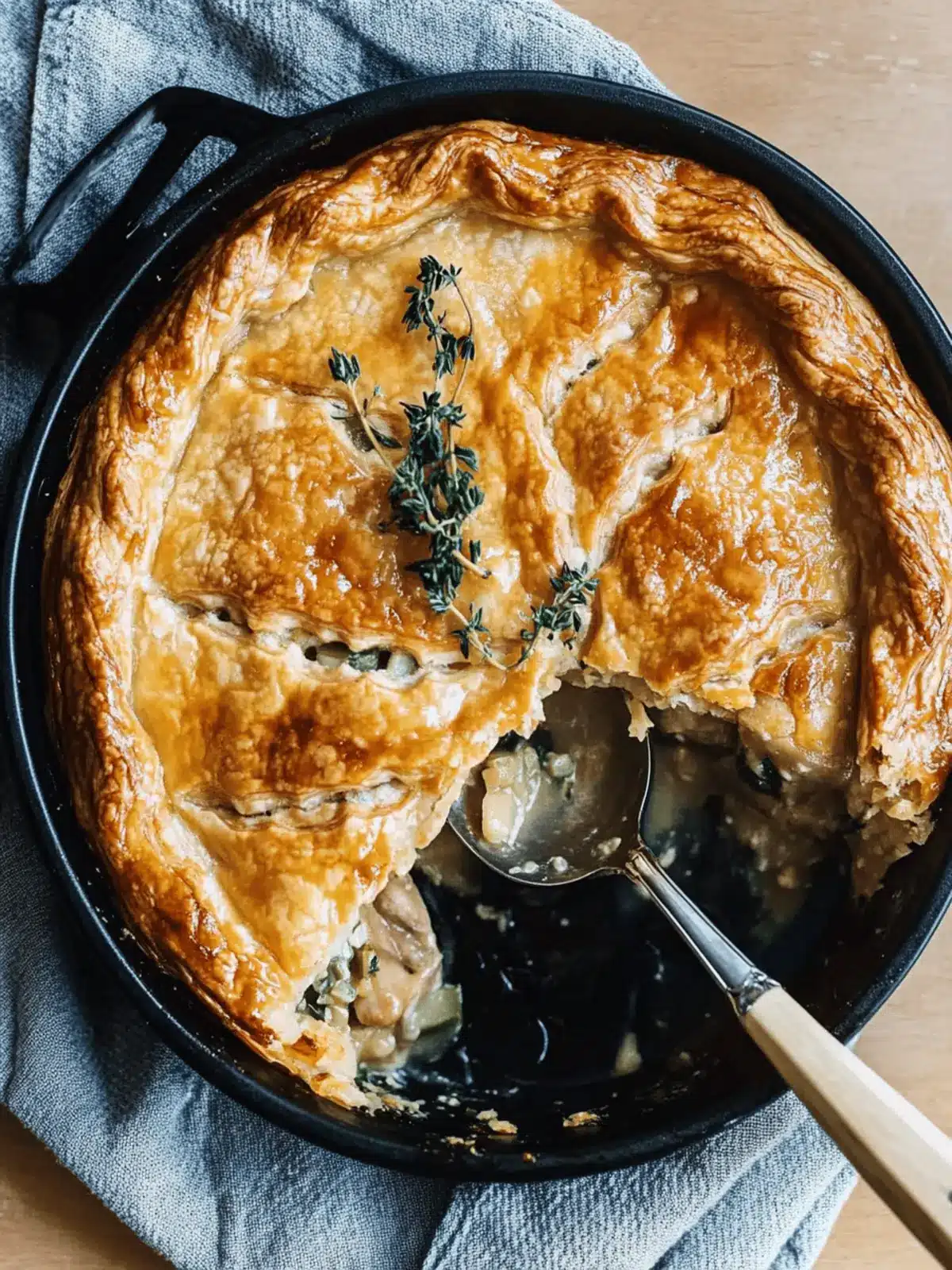 Savory Mushroom and Leek Chicken Pot Pie for Cozy Nights 3 Mushroom and Leek Chicken Pot Pie