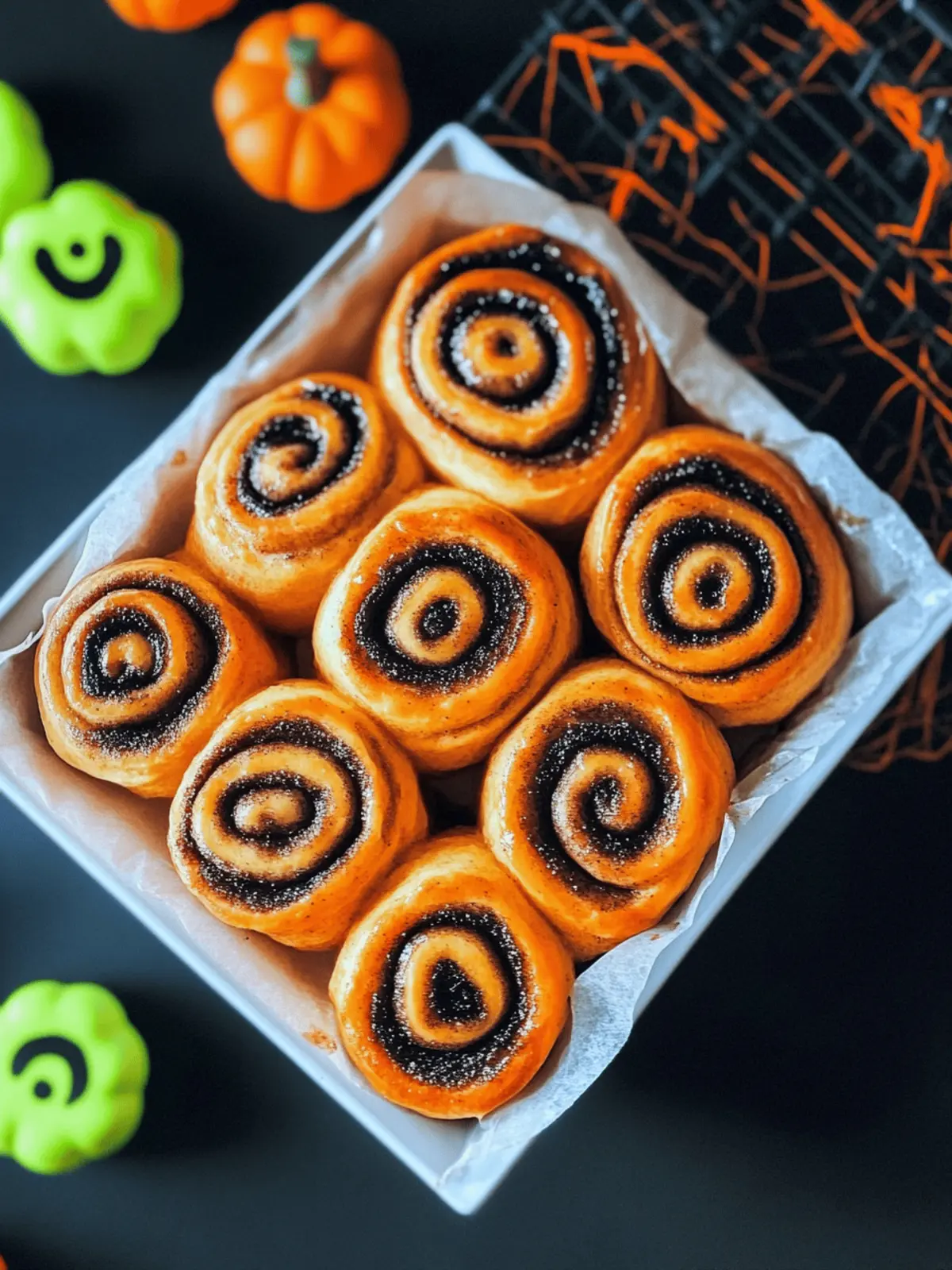 Spooky Cinnamon Rolls: Elevate Your Halloween Baking Game 2 Spooky Cinnamon Rolls