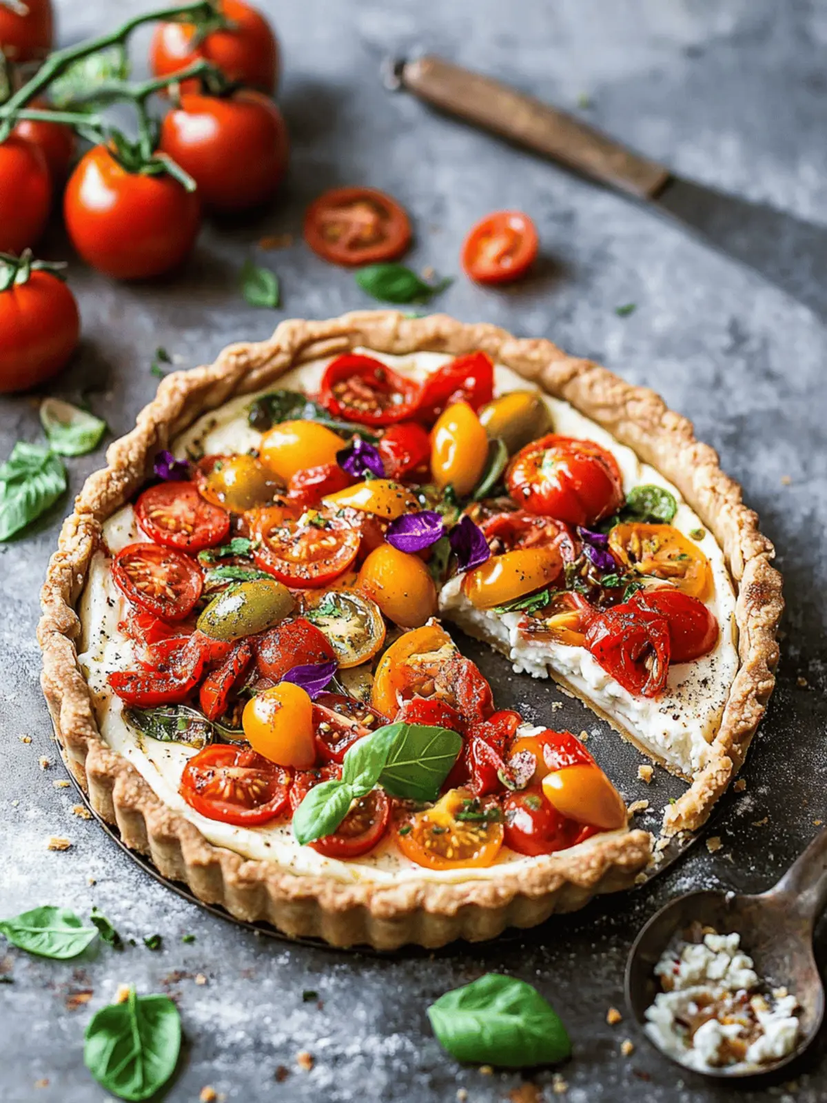 Tomato Ricotta Tart: Your Perfect Summer Brunch Showstopper 3 Tomato Ricotta Tart
