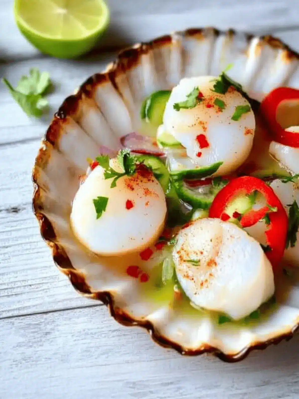 Zesty Spicy Scallop Ceviche: A Refreshing Taste Adventure 4 Spicy Scallop Ceviche