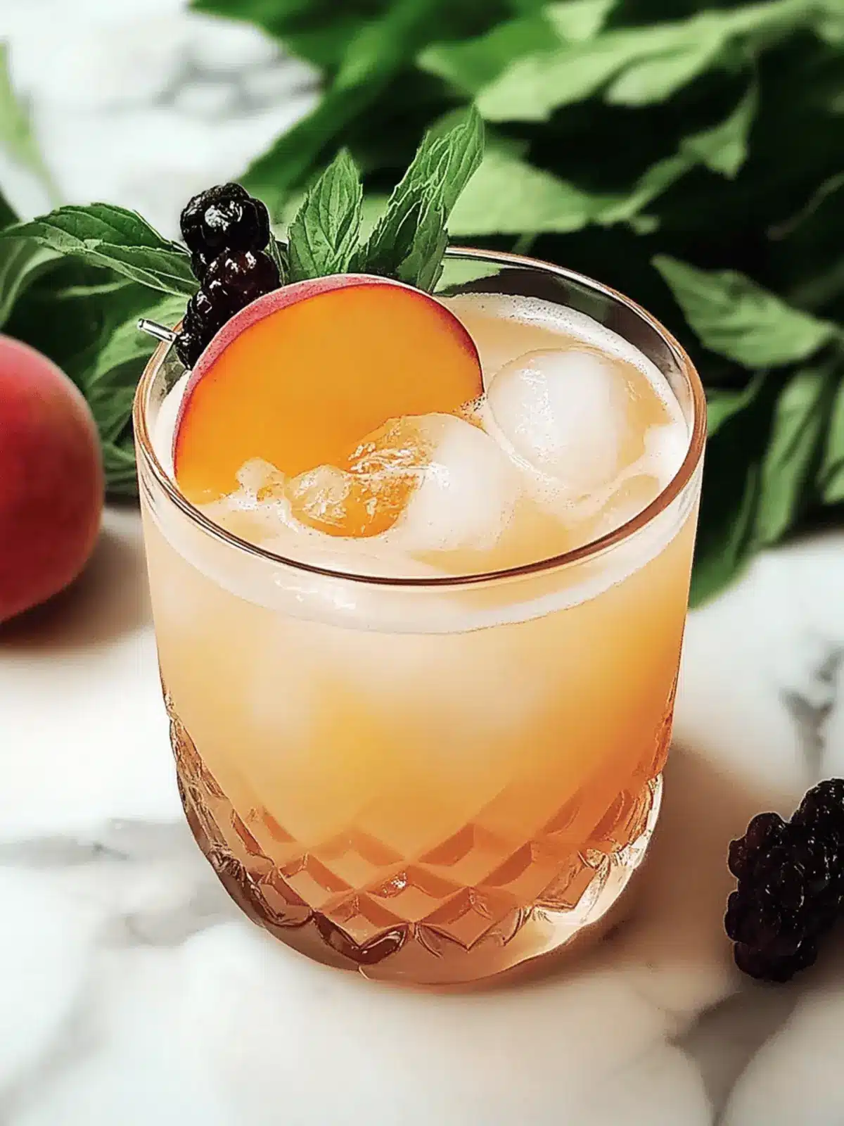 Georgia Peach Cocktail: Sip into Southern Summer Bliss! 4 Georgia Peach Cocktail