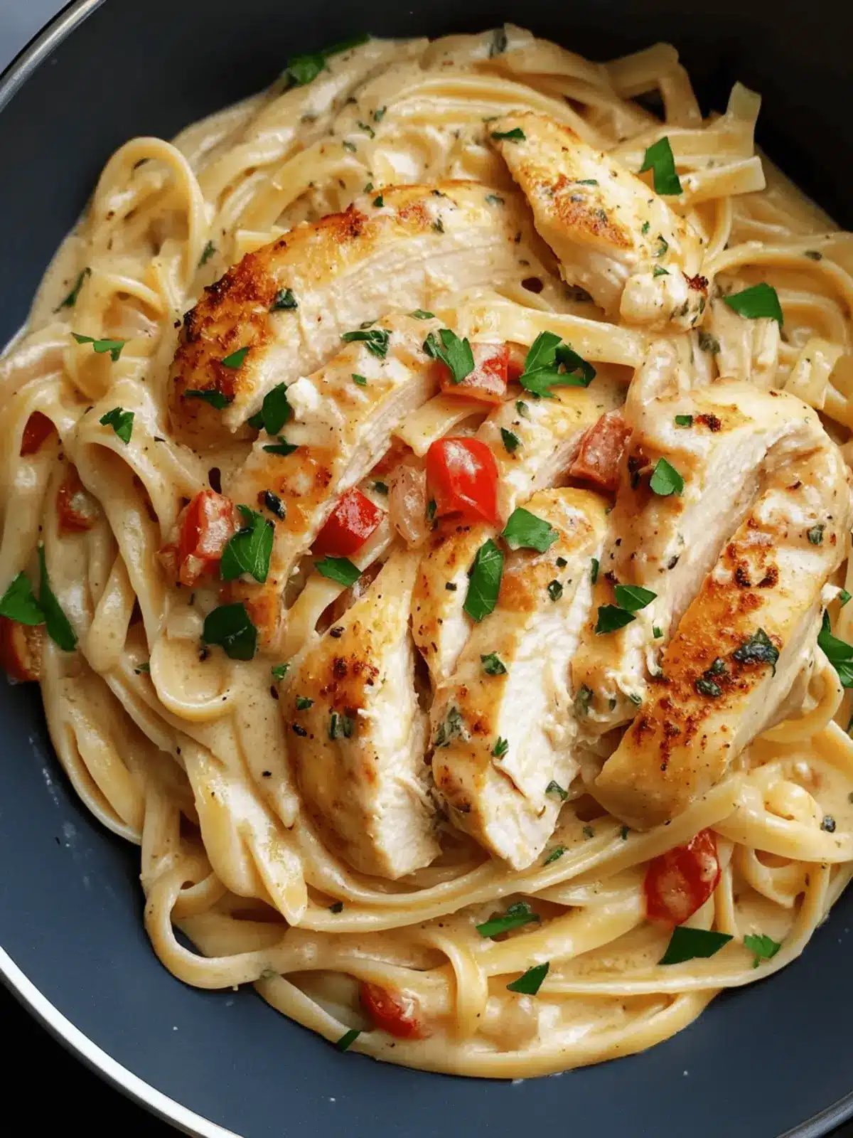 Creamy Chicken Pasta for a Luxuriously Quick Dinner Delight 2 Creamy Chicken Pasta