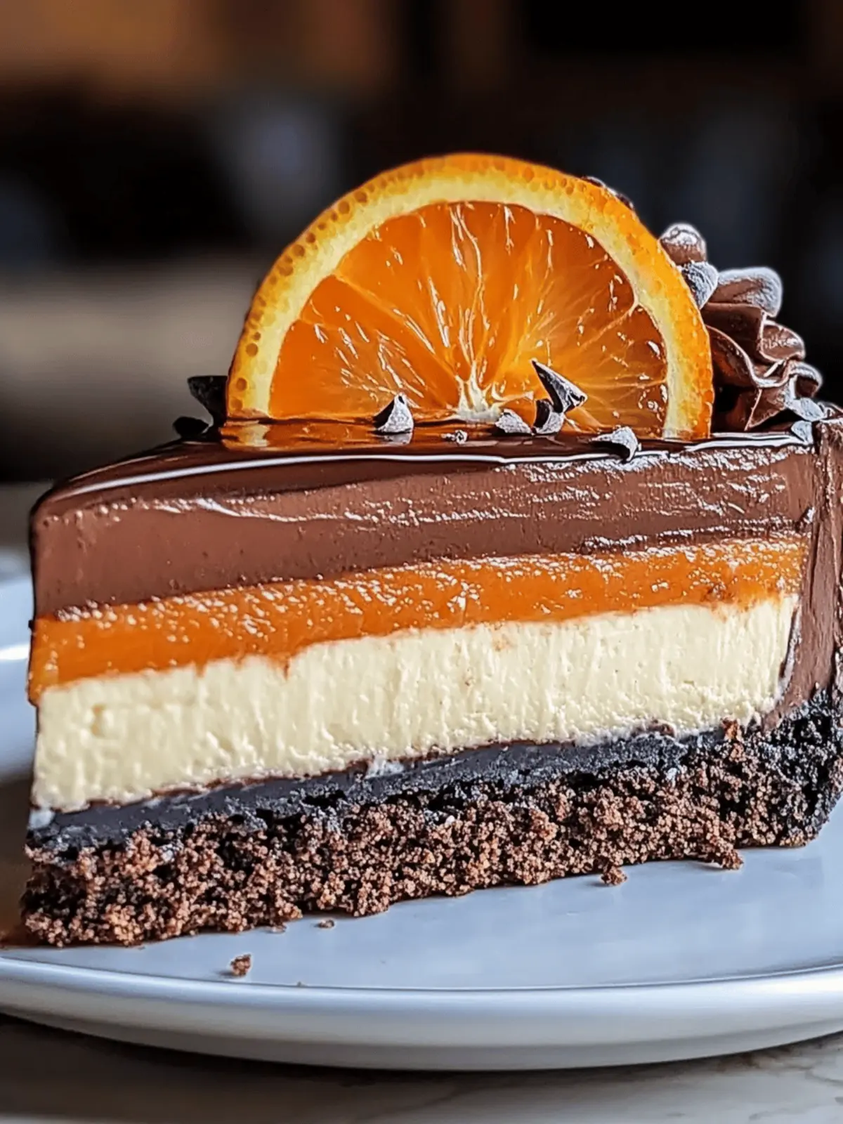 Decadent Chocolate Orange Cheesecake You Must Try Today 3 Chocolate Orange Cheesecake