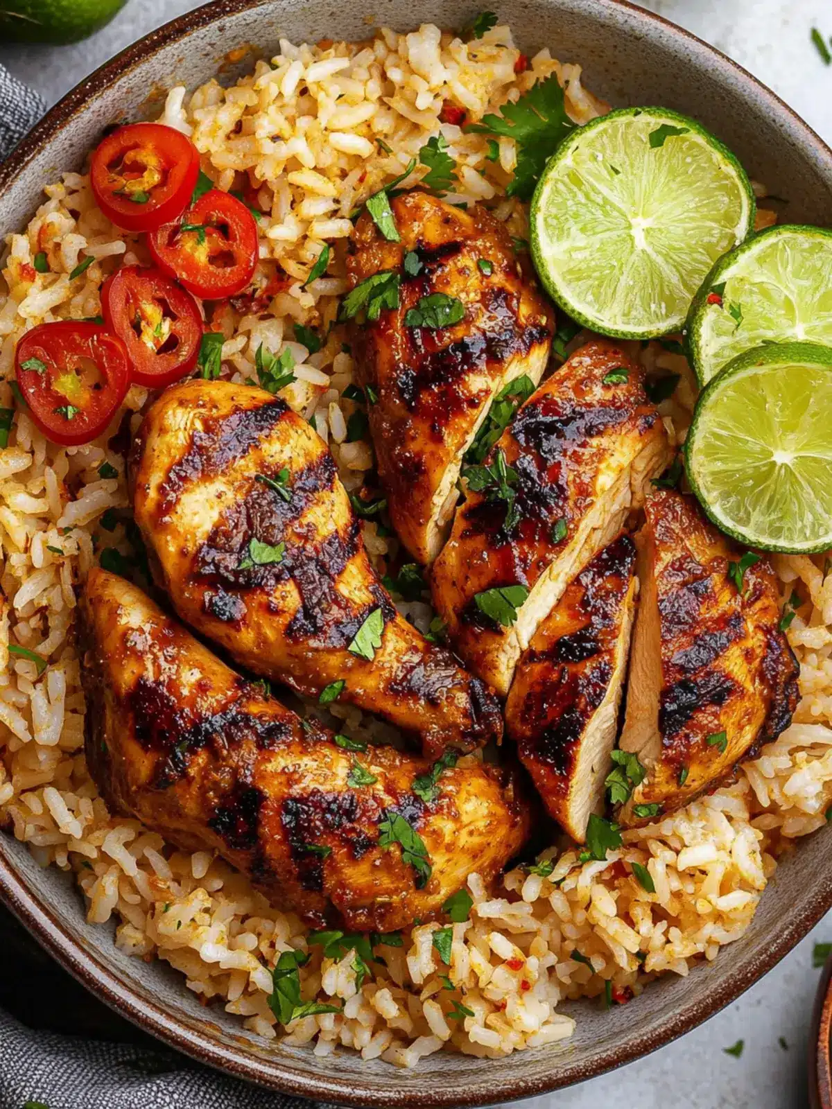 Coconut Curry Rice with Grilled Chicken for a Flavor Boost 3 Coconut Curry Rice with Grilled Chicken