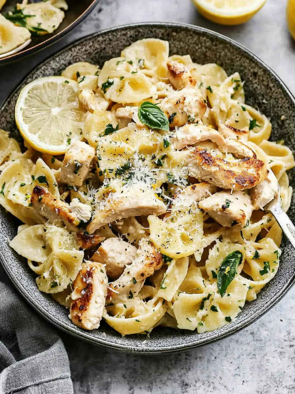 Lemon Chicken Pasta with Zucchini for a Fresh Flavor Boost 4 Lemon Chicken Pasta