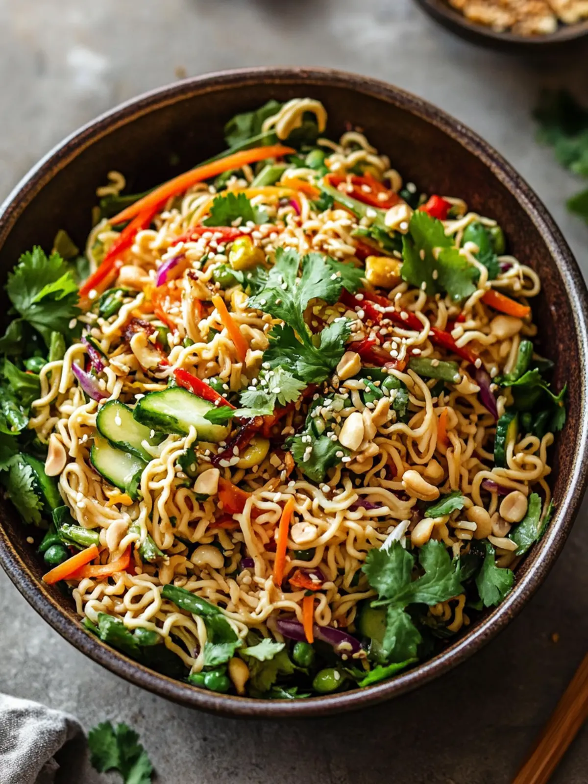 Crunchy Asian Ramen Noodle Salad for Vibrant Flavor Boost 2 Crunchy Asian Ramen Noodle Salad