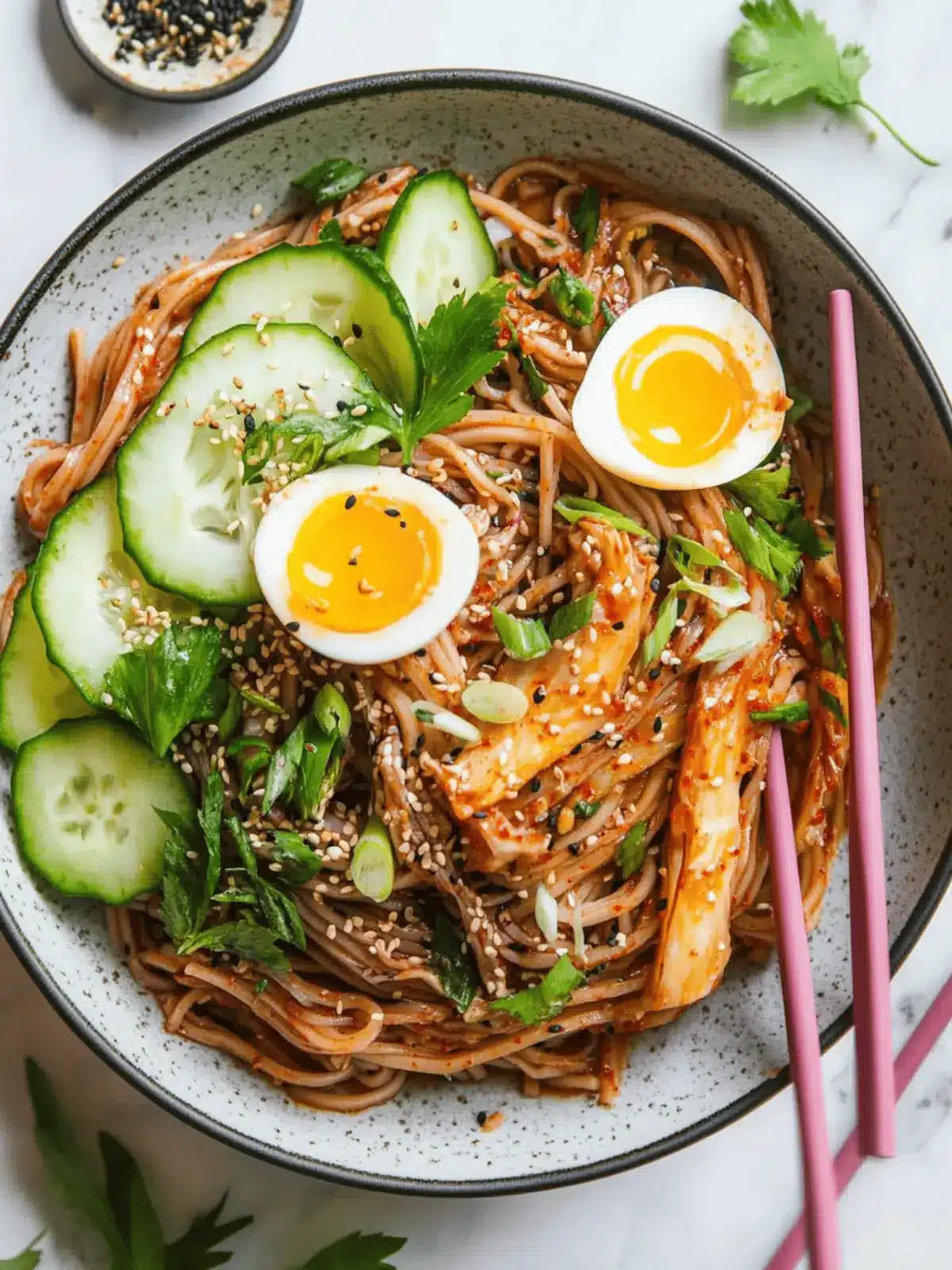 Delicious Korean Style Kimchi Soba Noodles You ll Love 2 Korean Style Kimchi Soba Noodles