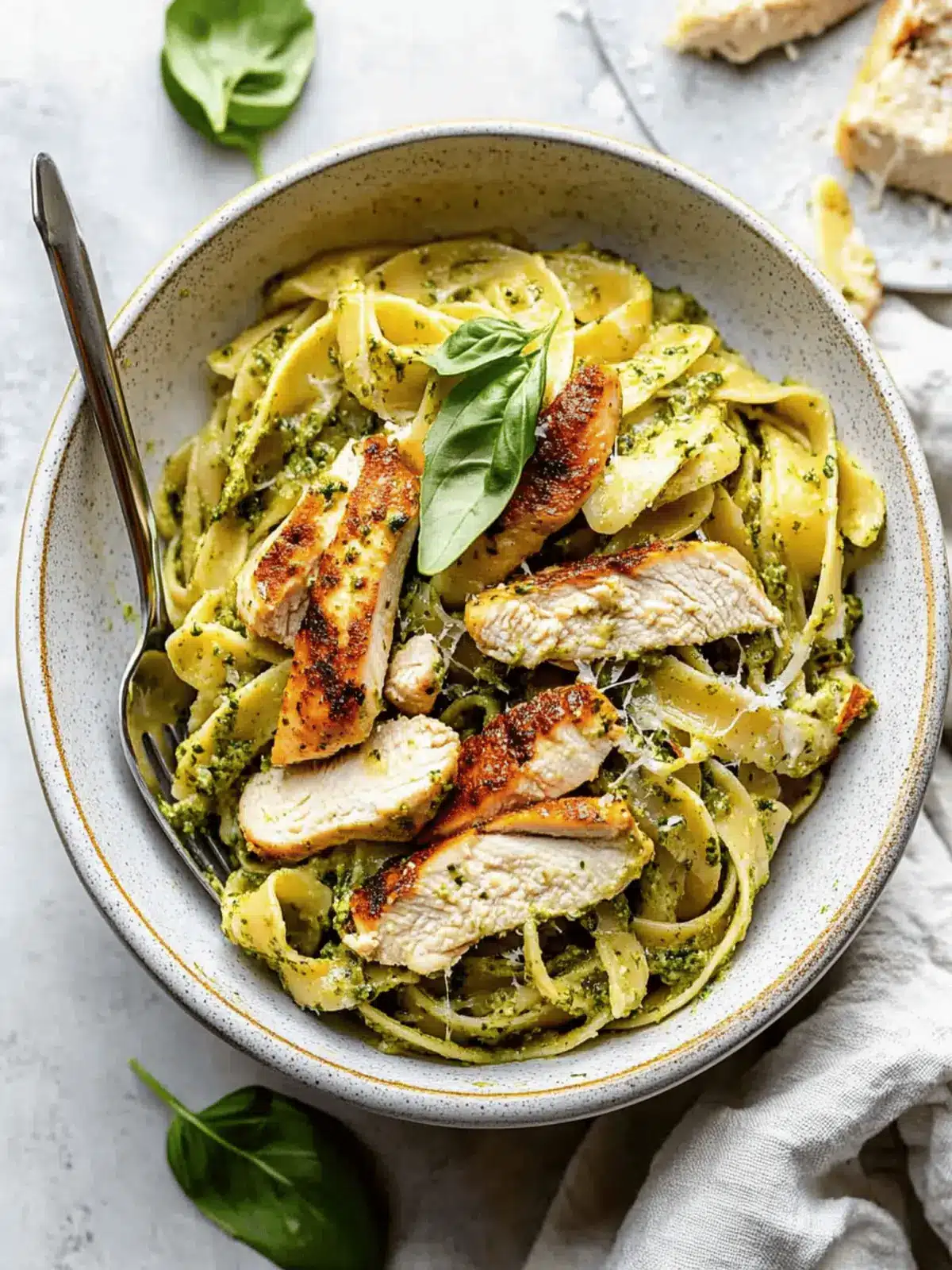 Quick and Creamy 30 Minute Pesto Chicken Pasta Delight 4 30 Minute Pesto Chicken Pasta