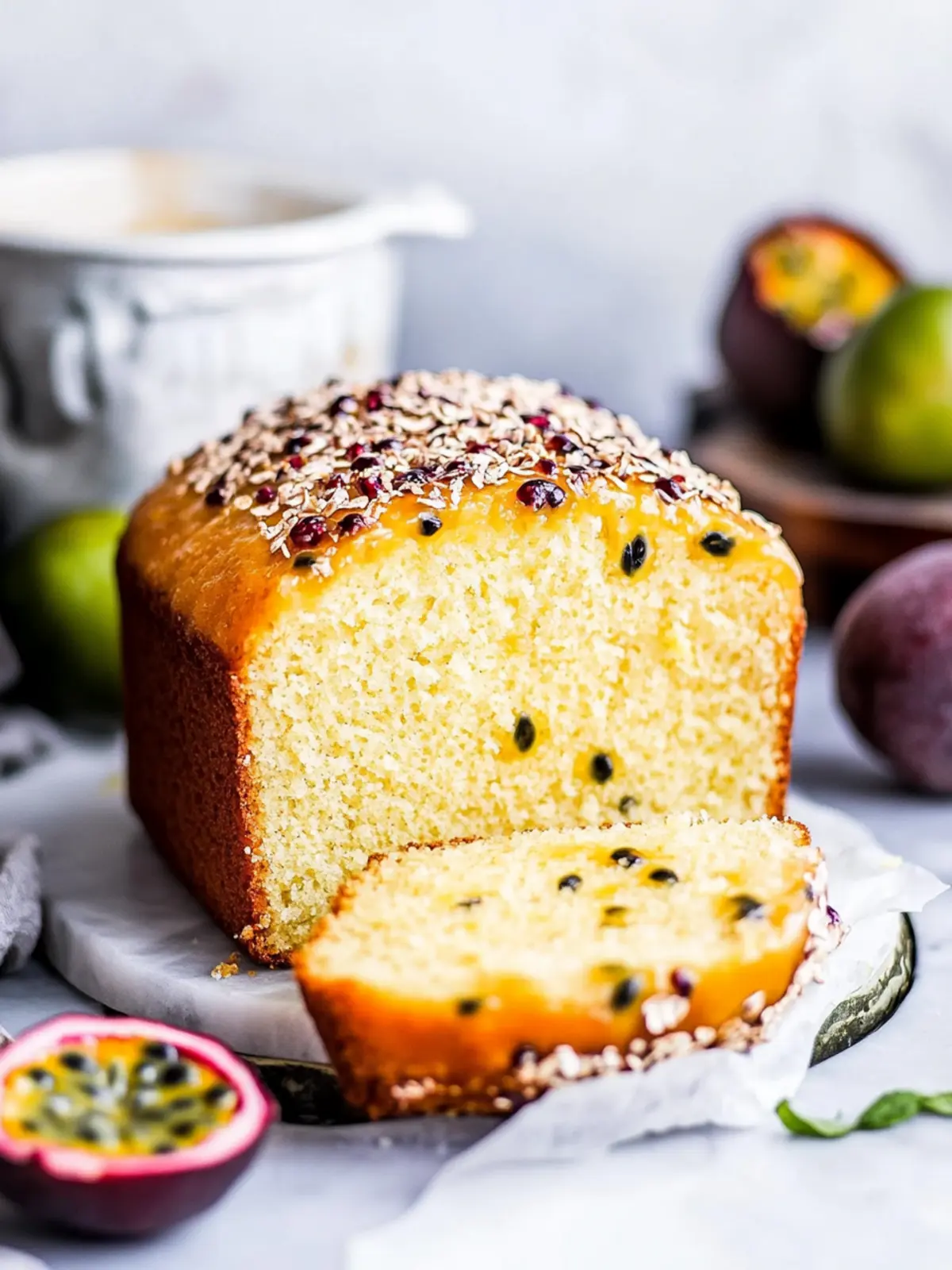 Passion Fruit Cake Bliss: A Zesty Slice of Paradise 2 Passion Fruit Cake