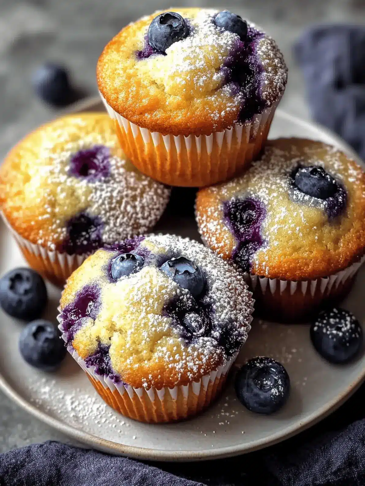 Moist Baked Blueberry Muffins: Your New Favorite Snack 3 Moist Baked Blueberry Muffins