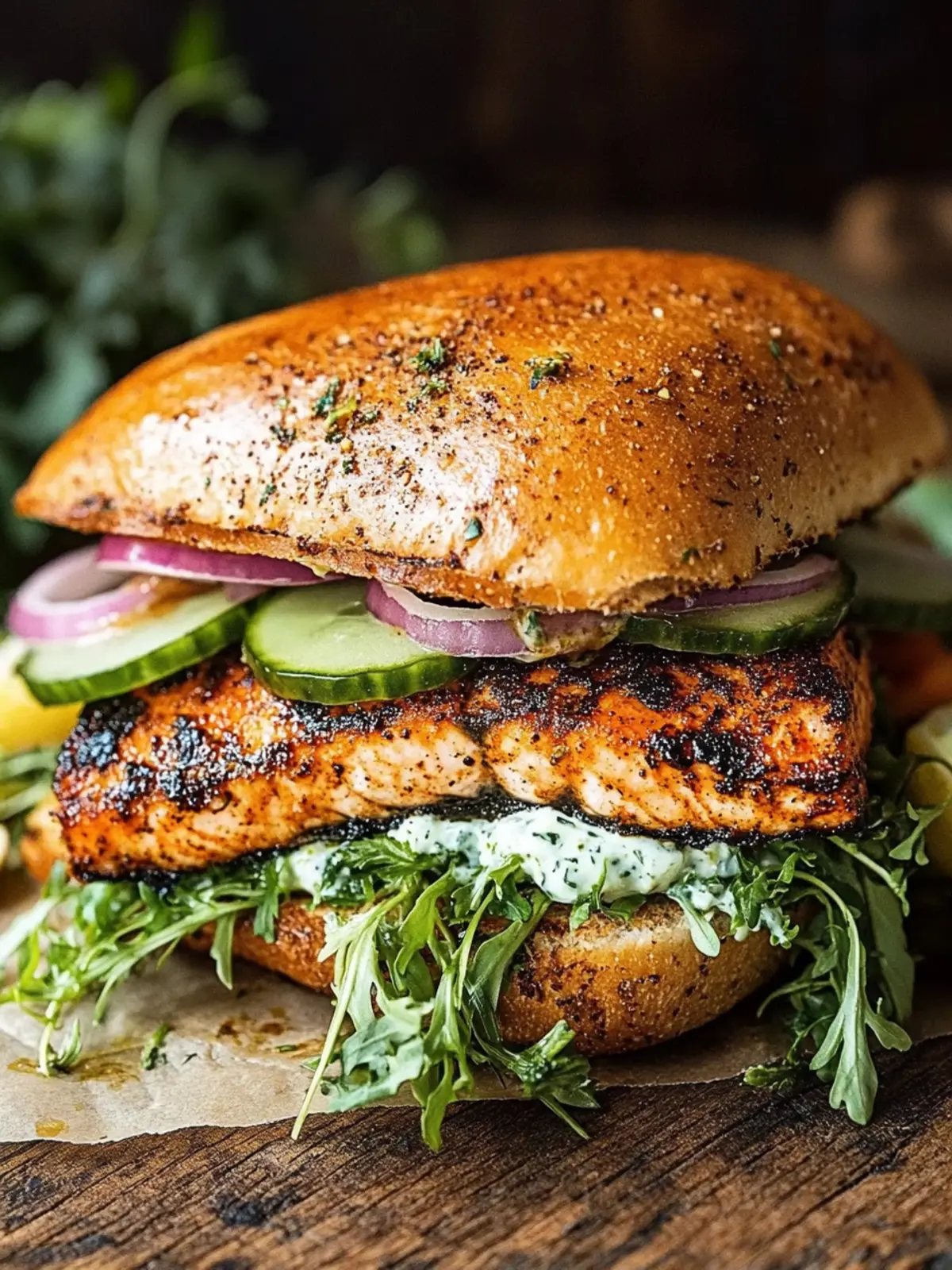 Savory Blackened Salmon Sandwich Cajun Delight at Home 2 Blackened Salmon Sandwich Cajun