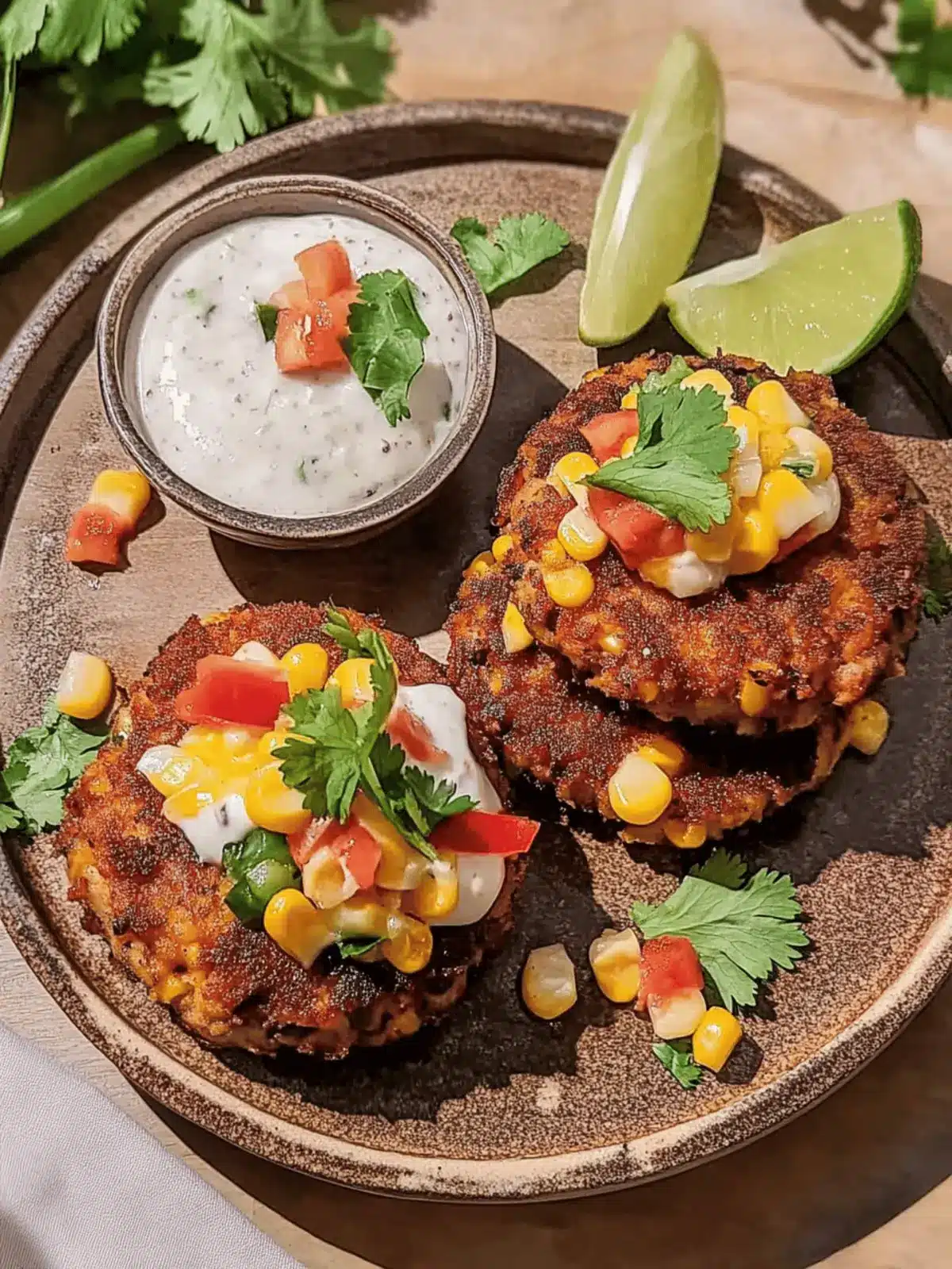Ancho Chile Corn and Poblano Crab Cakes Bursting with Flavor 2 Ancho Chile Corn and Poblano Crab Cakes