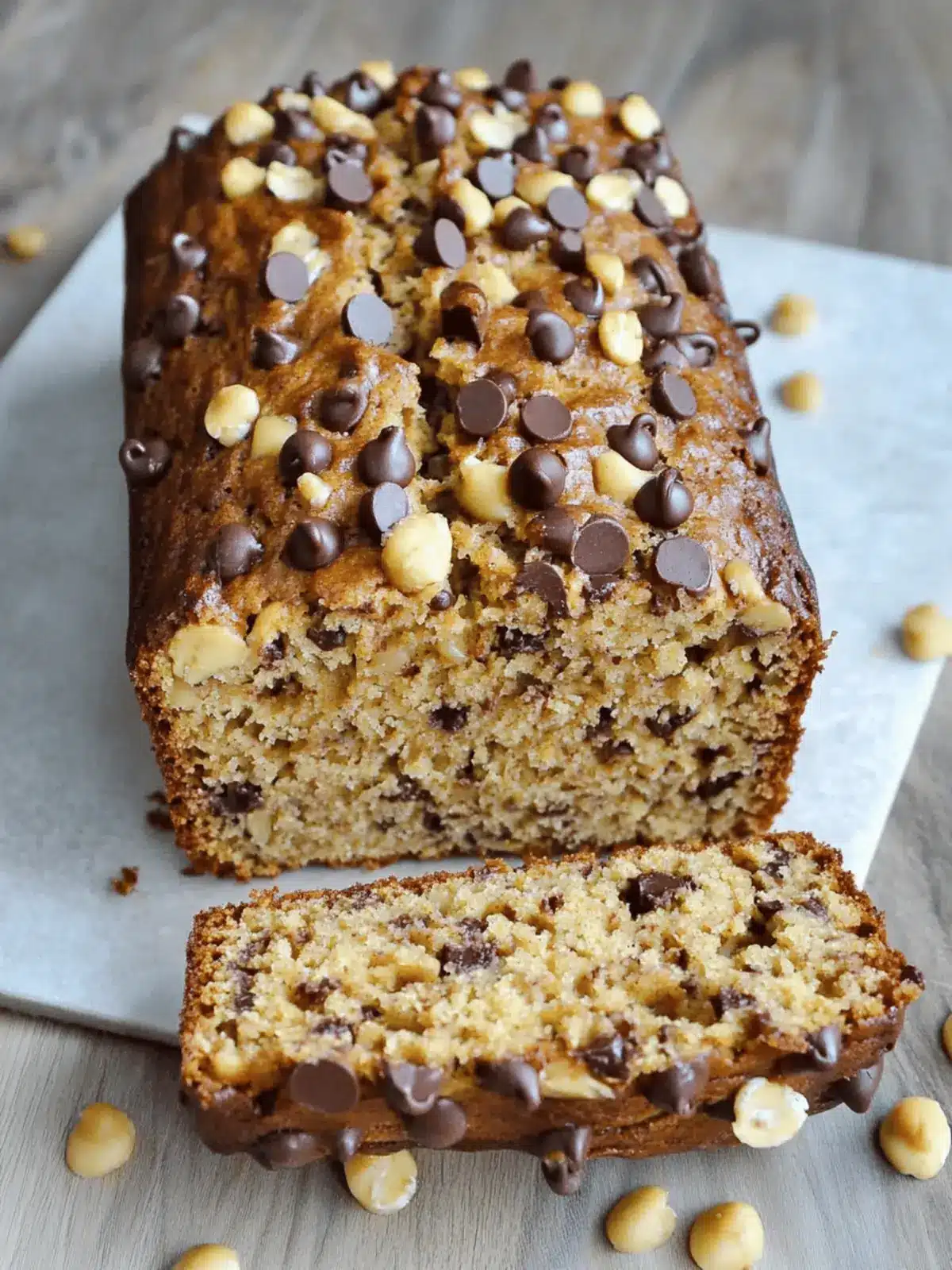 Mouthwatering Chocolate Chip Peanut Butter Oatmeal Banana Bread 4 Chocolate Chip Peanut Butter Oatmeal Banana Bread