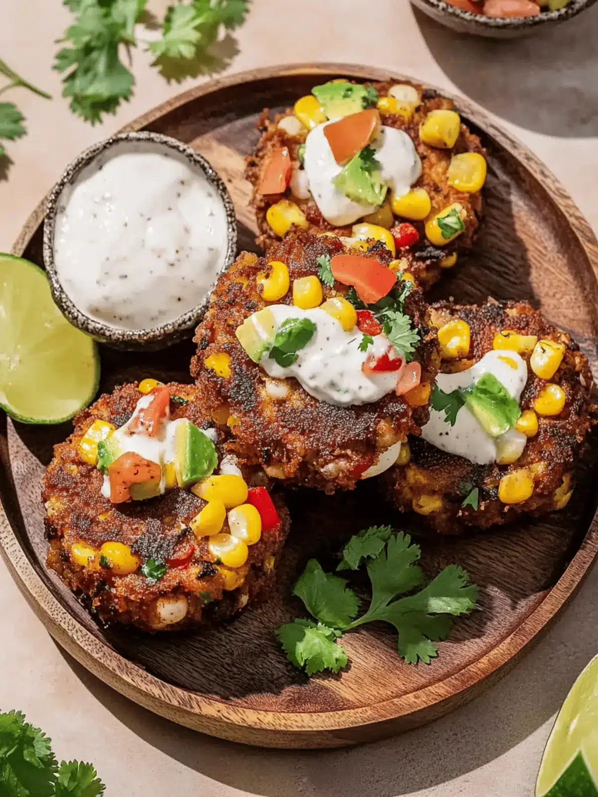 Ancho Chile Corn and Poblano Crab Cakes Bursting with Flavor 4 Ancho Chile Corn and Poblano Crab Cakes