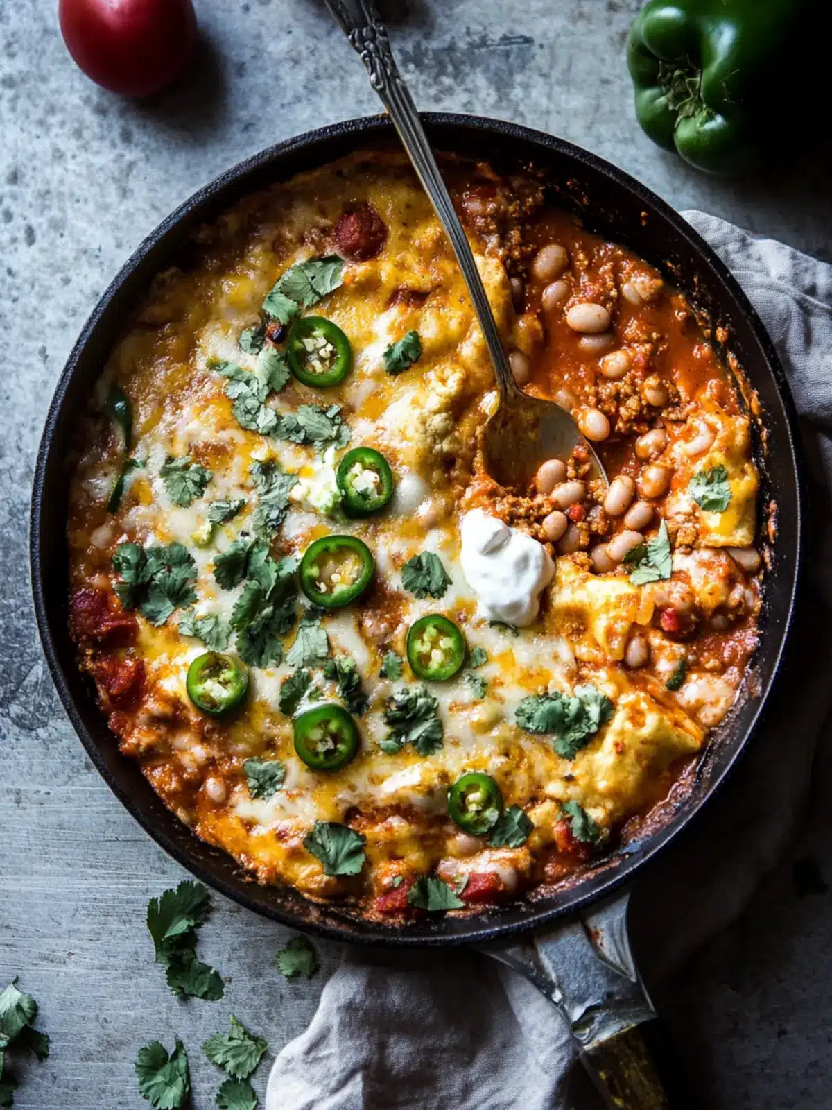 Chorizo & White Bean Enchilada Skillet You ll Crave Every Week 3 Chorizo & White Bean Enchilada Skillet