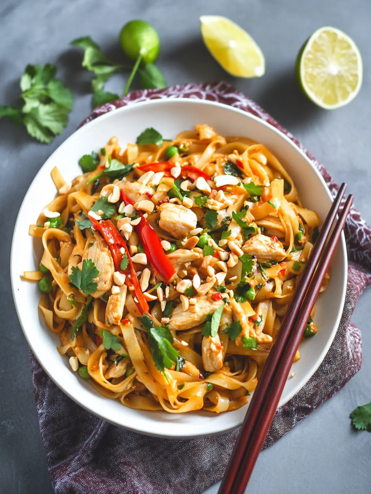 Easy Spicy Chicken Pad Thai That's Better Than Takeout 3 Easy Spicy Chicken Pad Thai