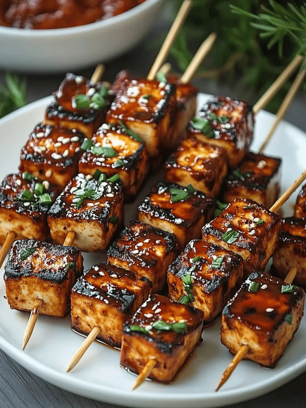 Korean Vegan BBQ Tofu Skewers: A Flavorful Grilling Adventure 4 Korean Vegan BBQ Tofu Skewers