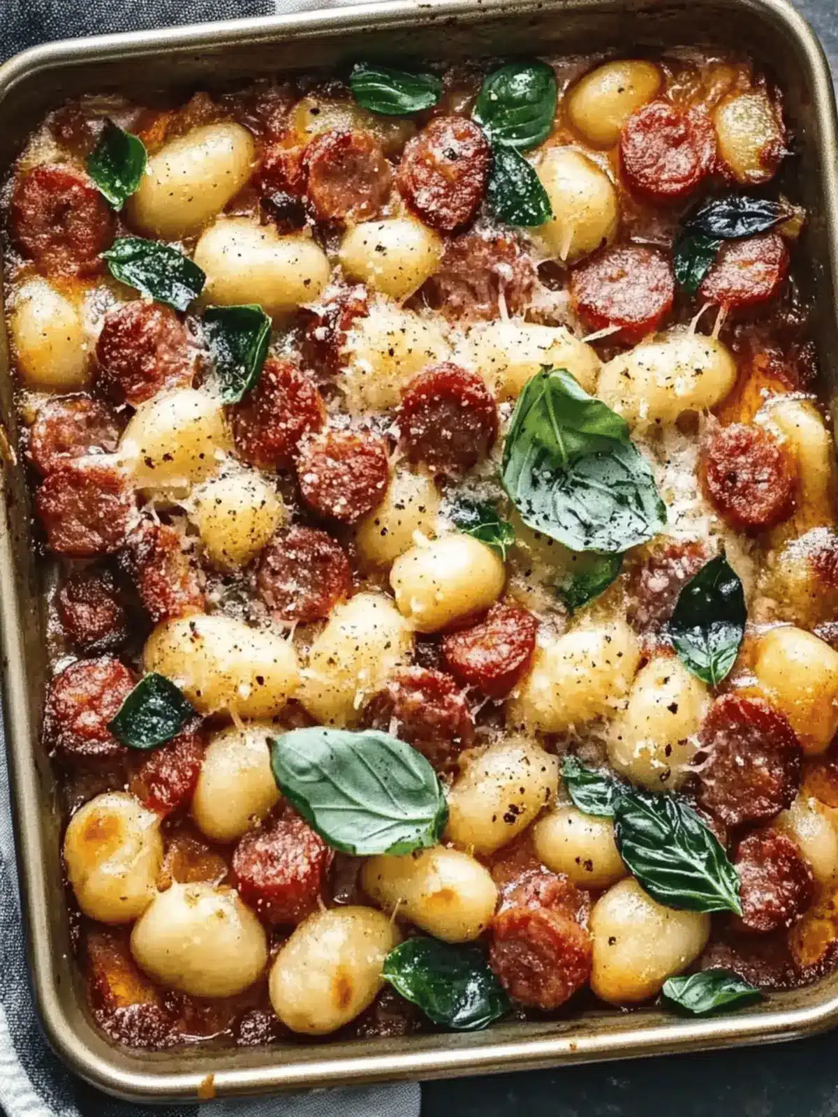 Sheet Pan Gnocchi and Sausage for Easy Italian Comfort 2 Sheet Pan Gnocchi and Sausage