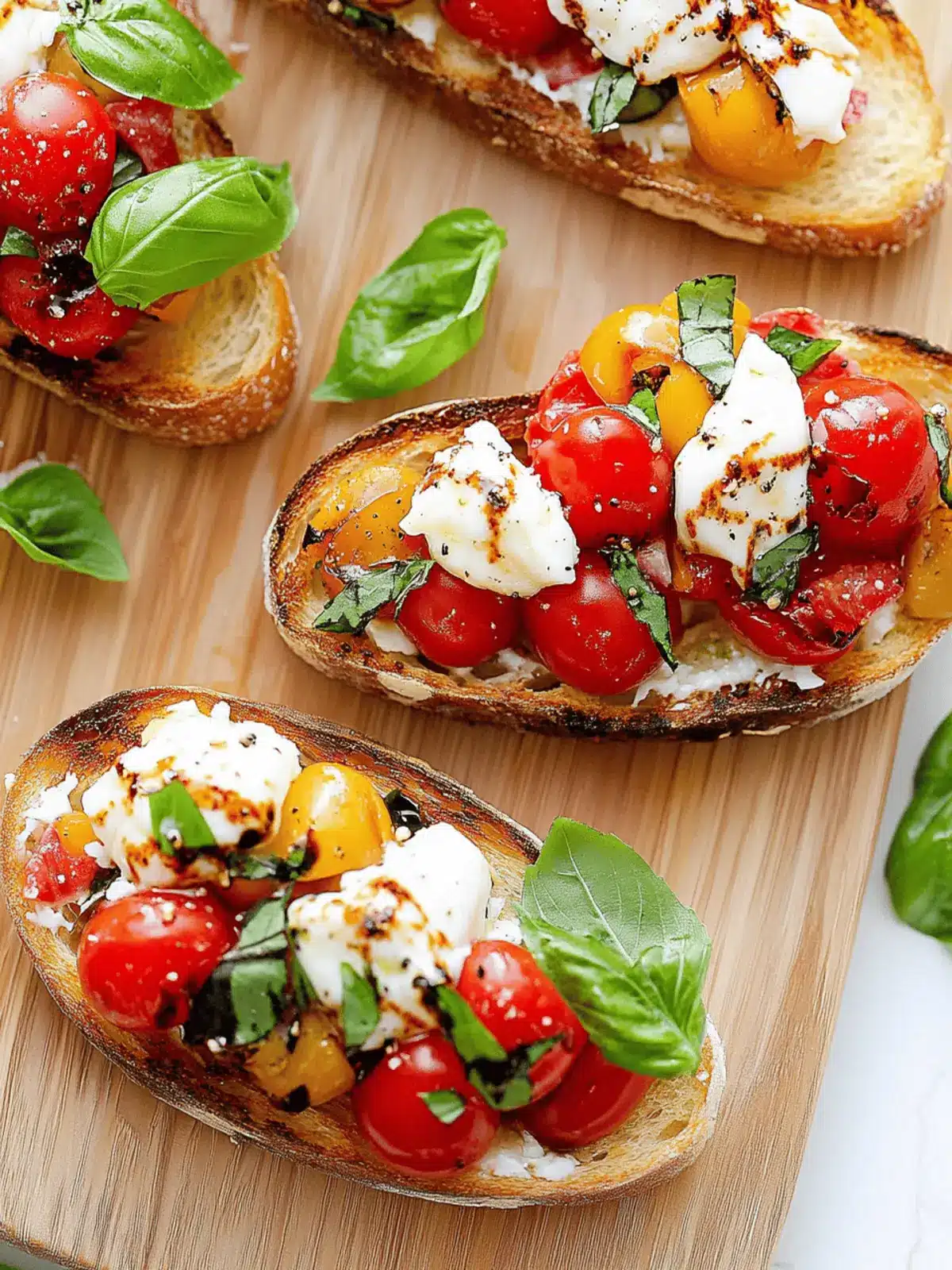 Irresistible Burrata Bruschetta: Your Go-To Summer Delight 3 Burrata Bruschetta
