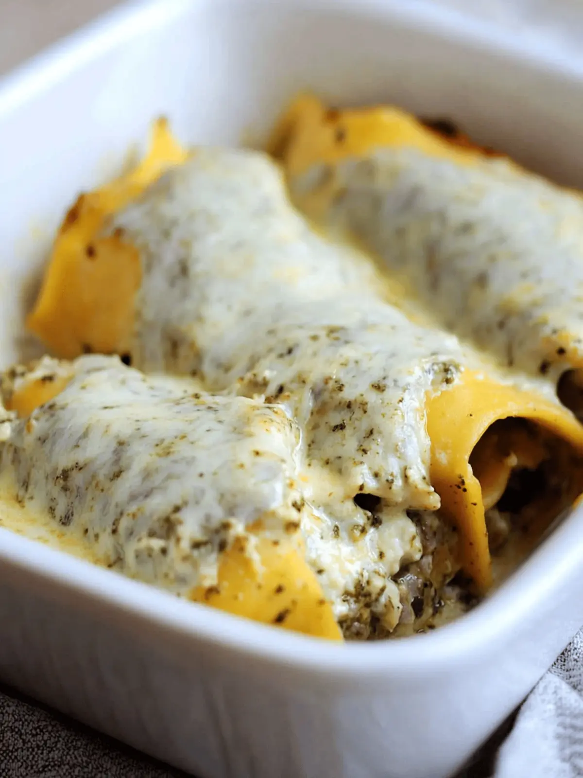 Roasted Garlic Butternut Squash Lasagna Roll-Ups with Sausage Bliss 4 Roasted Garlic Butternut Squash Lasagna Roll-ups with Sweet Italian Sausage and Pesto Cream Sauce