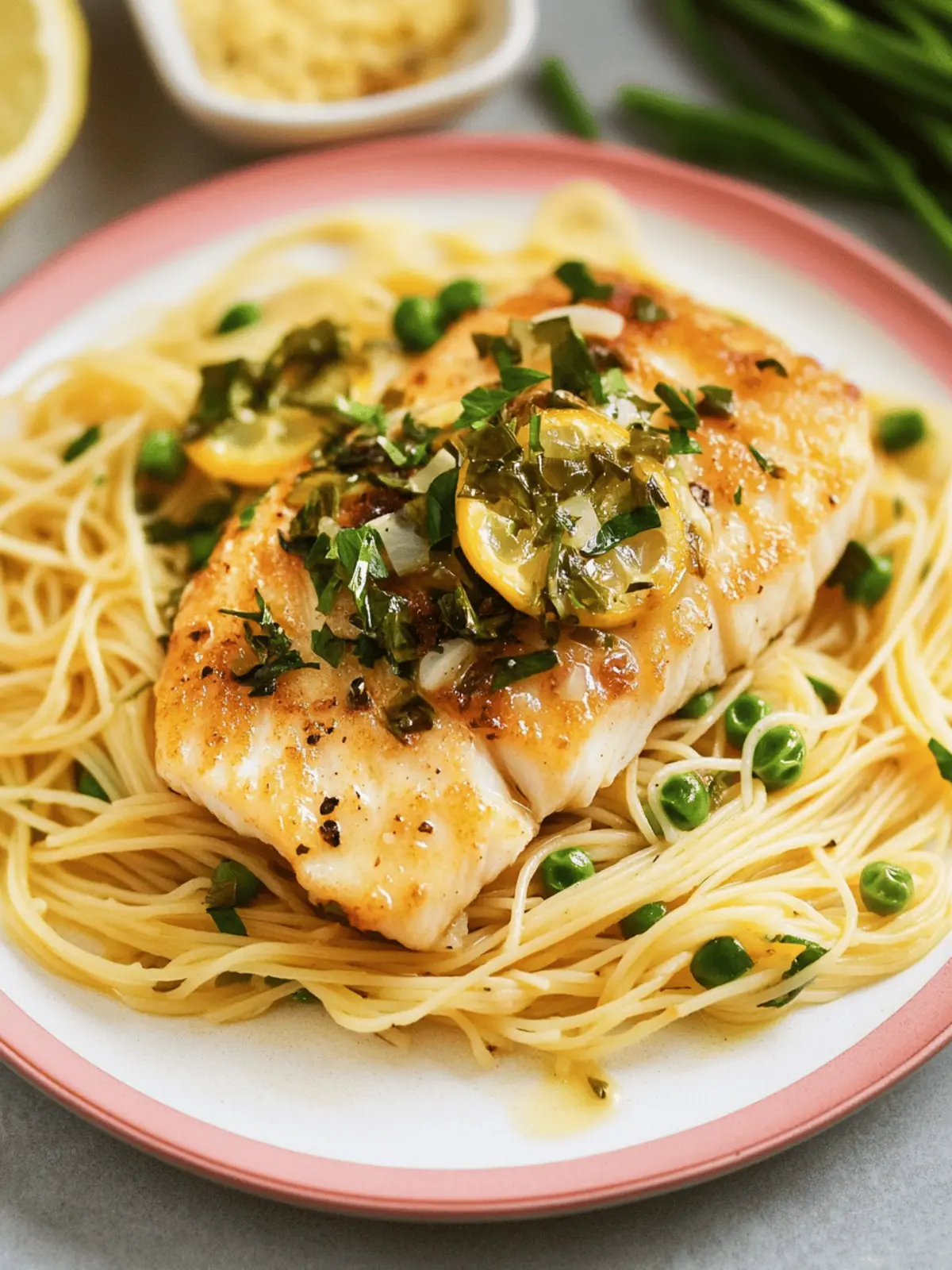 Savory Cod Piccata with Angel Hair Pasta in Just 30 Minutes 3 Cod Piccata with Angel Hair Pasta (Easy Fish Recipe)